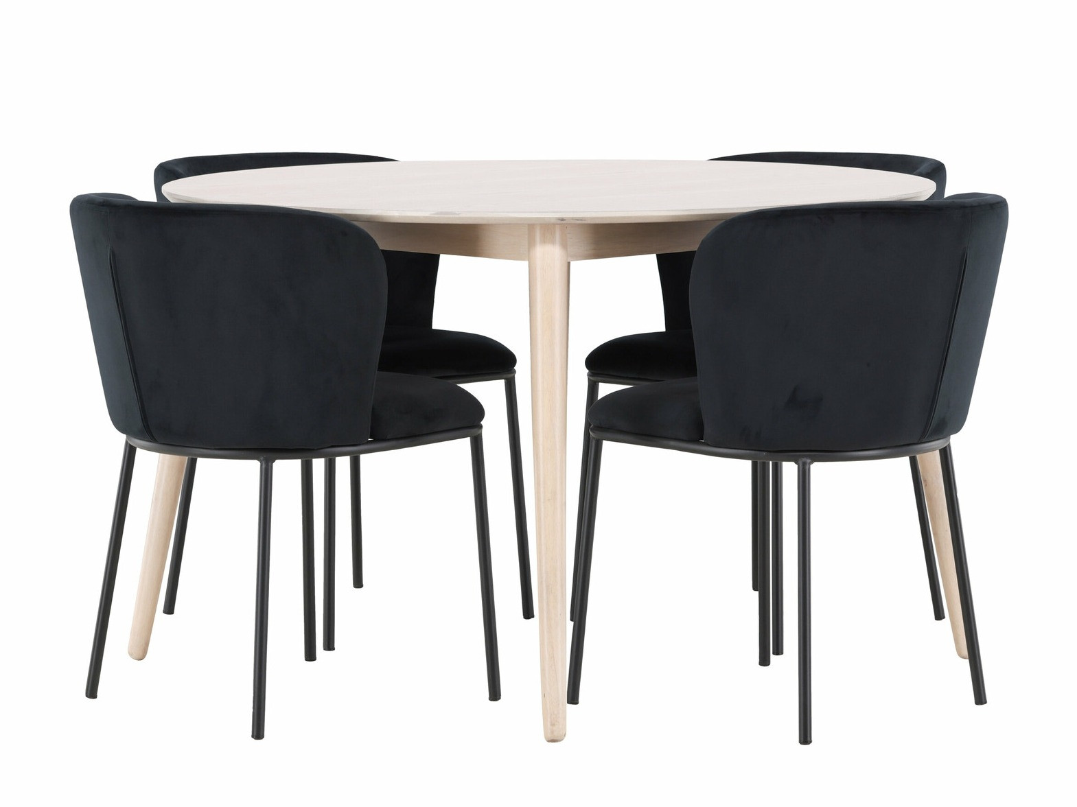 Обеденный гарнитур Dallas 4760 (Чёрный)