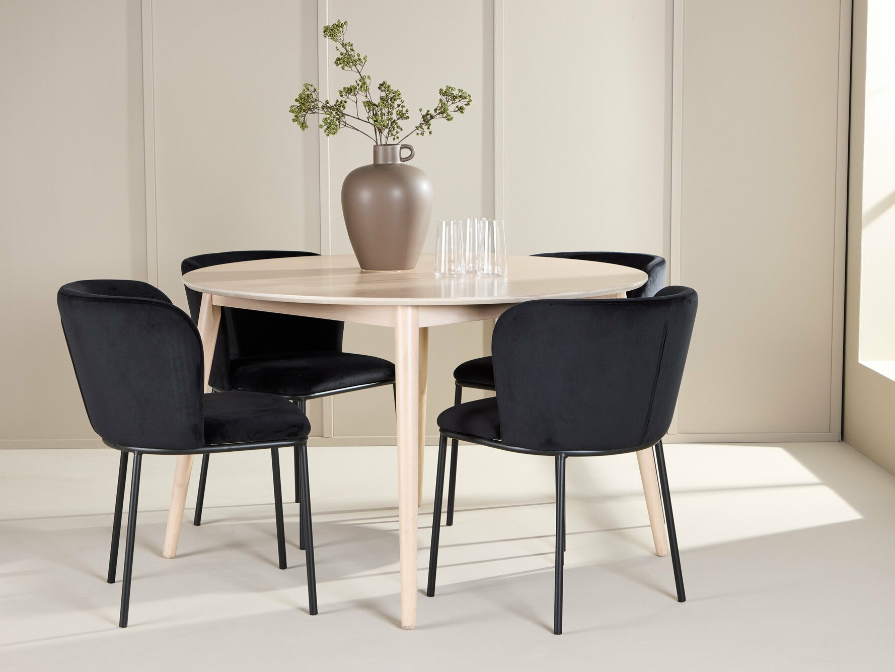 Обеденный гарнитур Dallas 4760 (Чёрный)