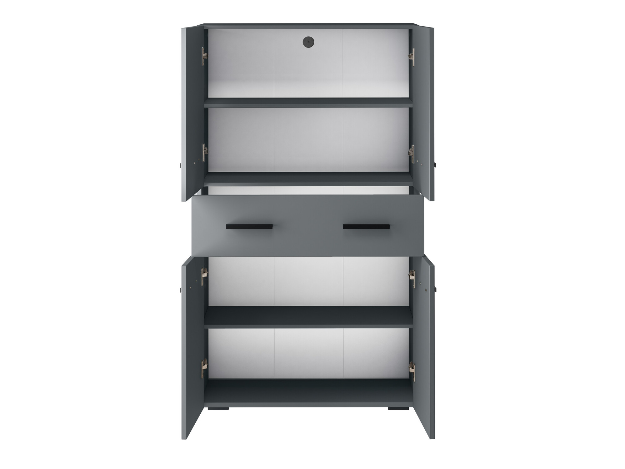 Stāvošs vannas skapītis Larlori 106 (Antracīts)