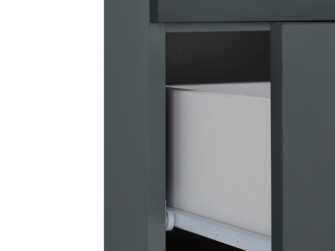 Stāvošs vannas skapītis Larlori 106 (Antracīts)