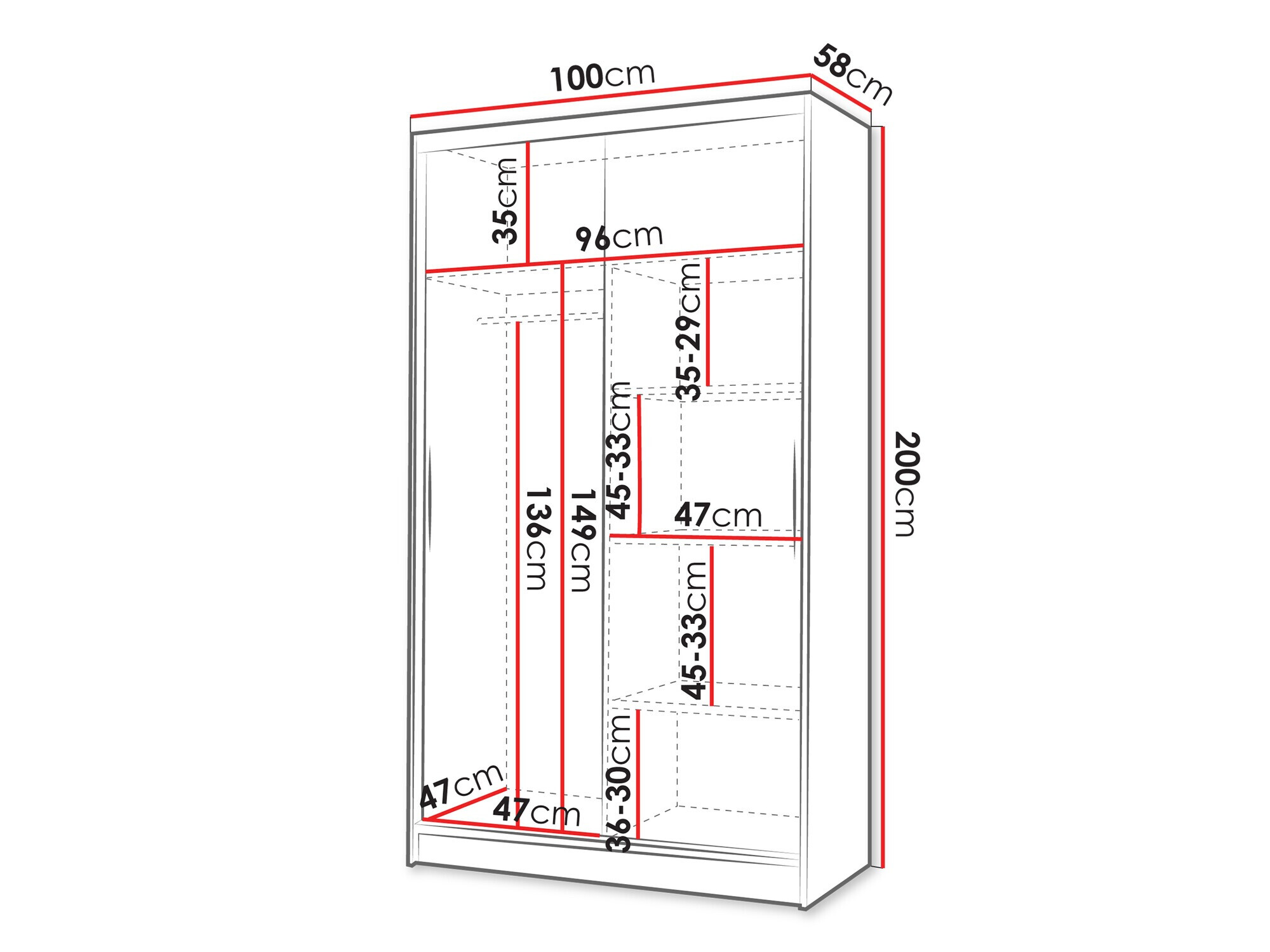 Шкаф Closico 167 (Кашемир)