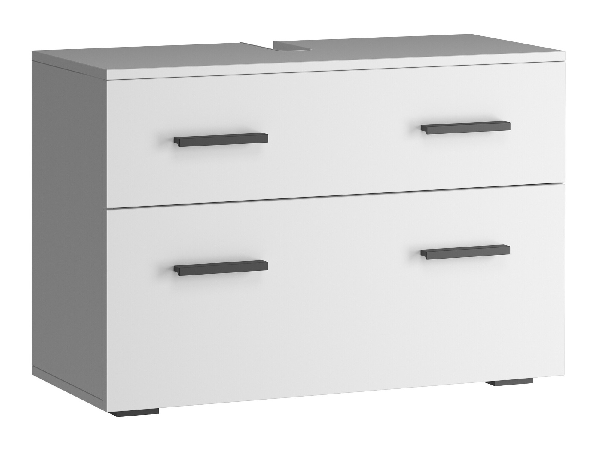 Stāvošs vannas istabas skapītis izlietnei Larlori 101 (Balts)