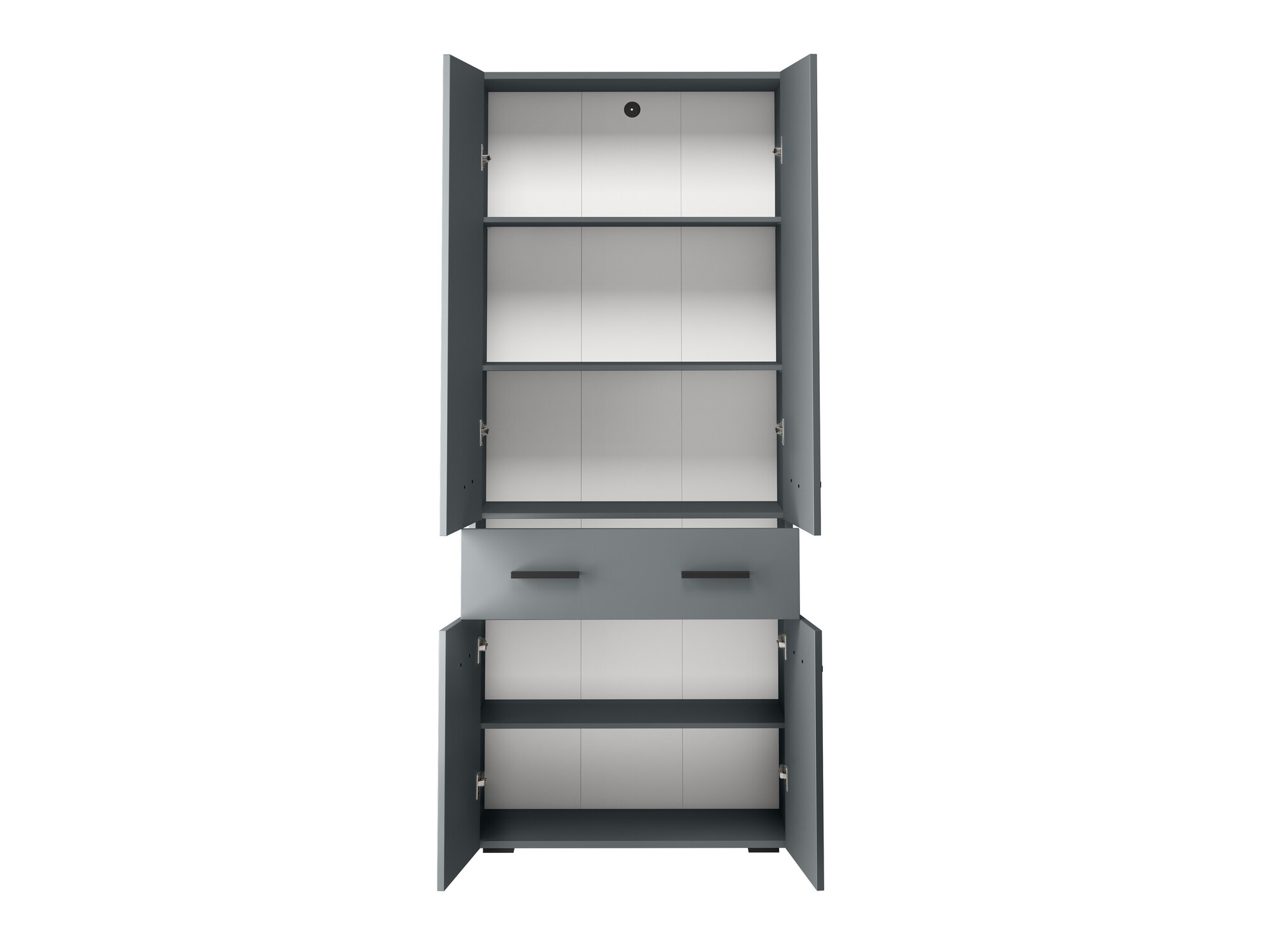 Stāvošs vannas skapītis Larlori 107 (Antracīts)