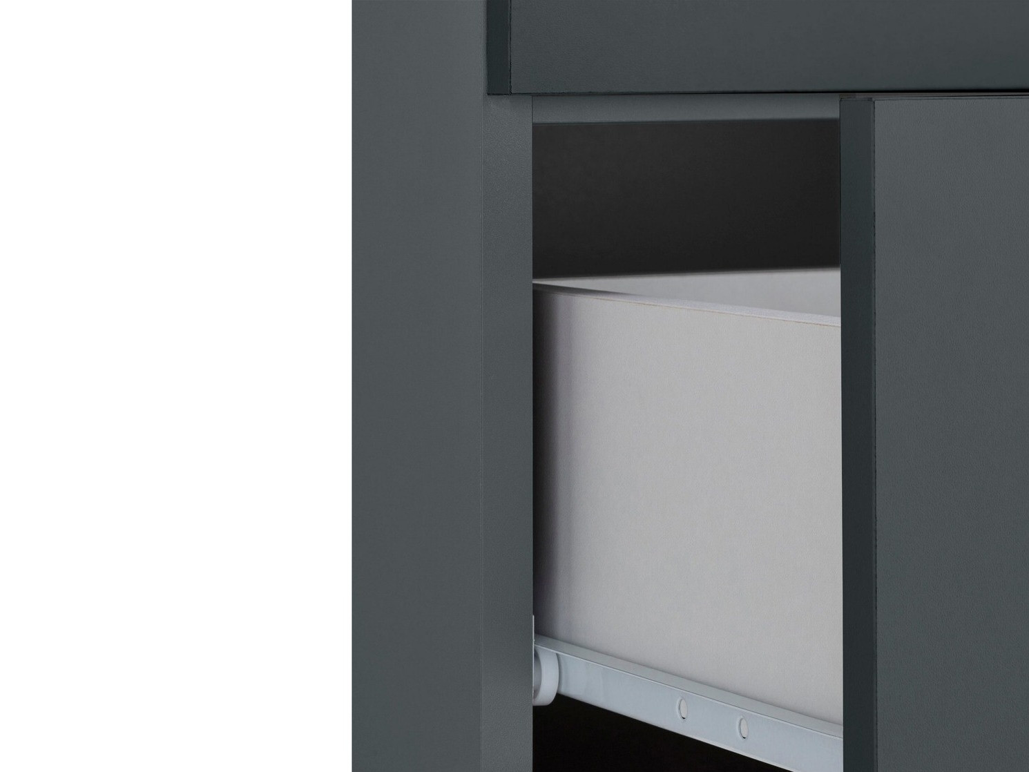 Stāvošs vannas skapītis Larlori 107 (Antracīts)