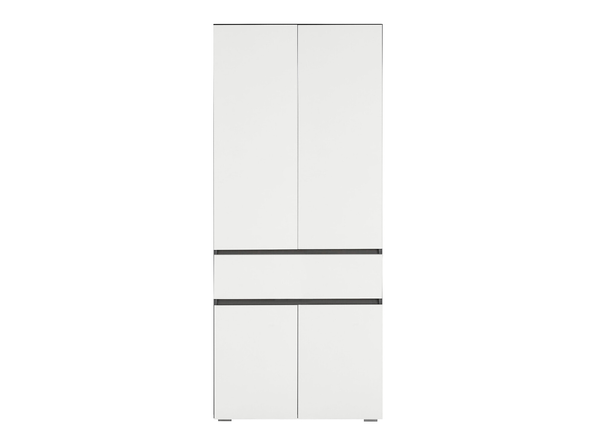 Stāvošs vannas skapītis Soncamu 113 (Balts + Antracīts)