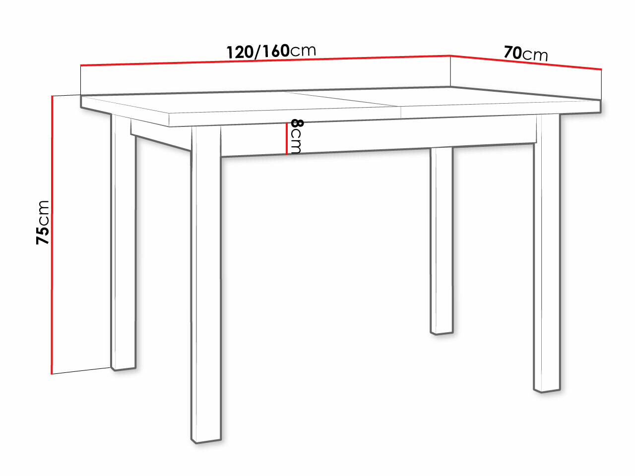 Cтол Victorville 111 (Белый)