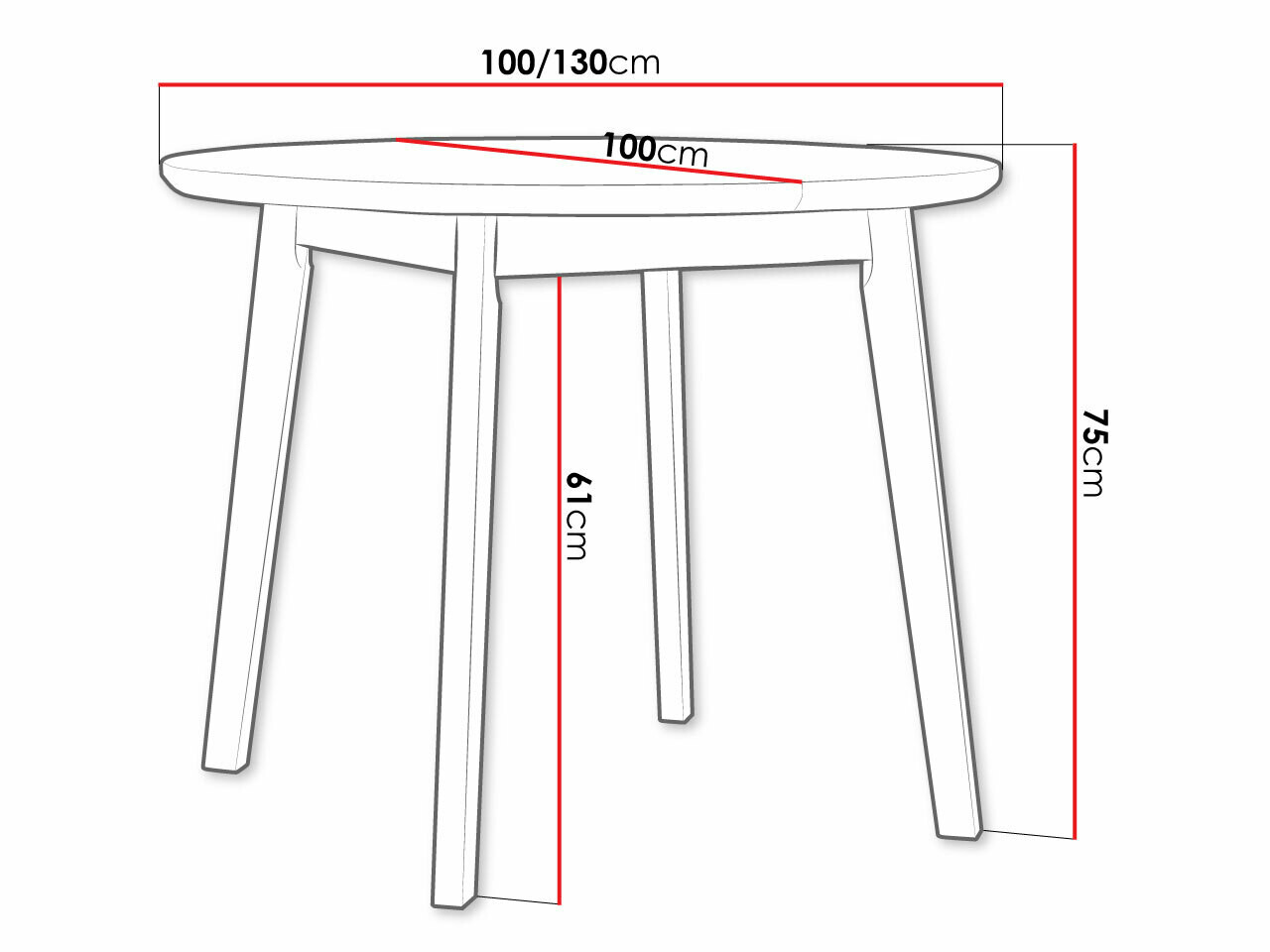 Galds Victorville 184 (Sonomas ozols)