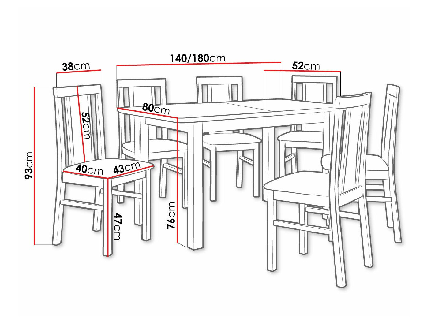 Обеденный гарнитур Victorville 238