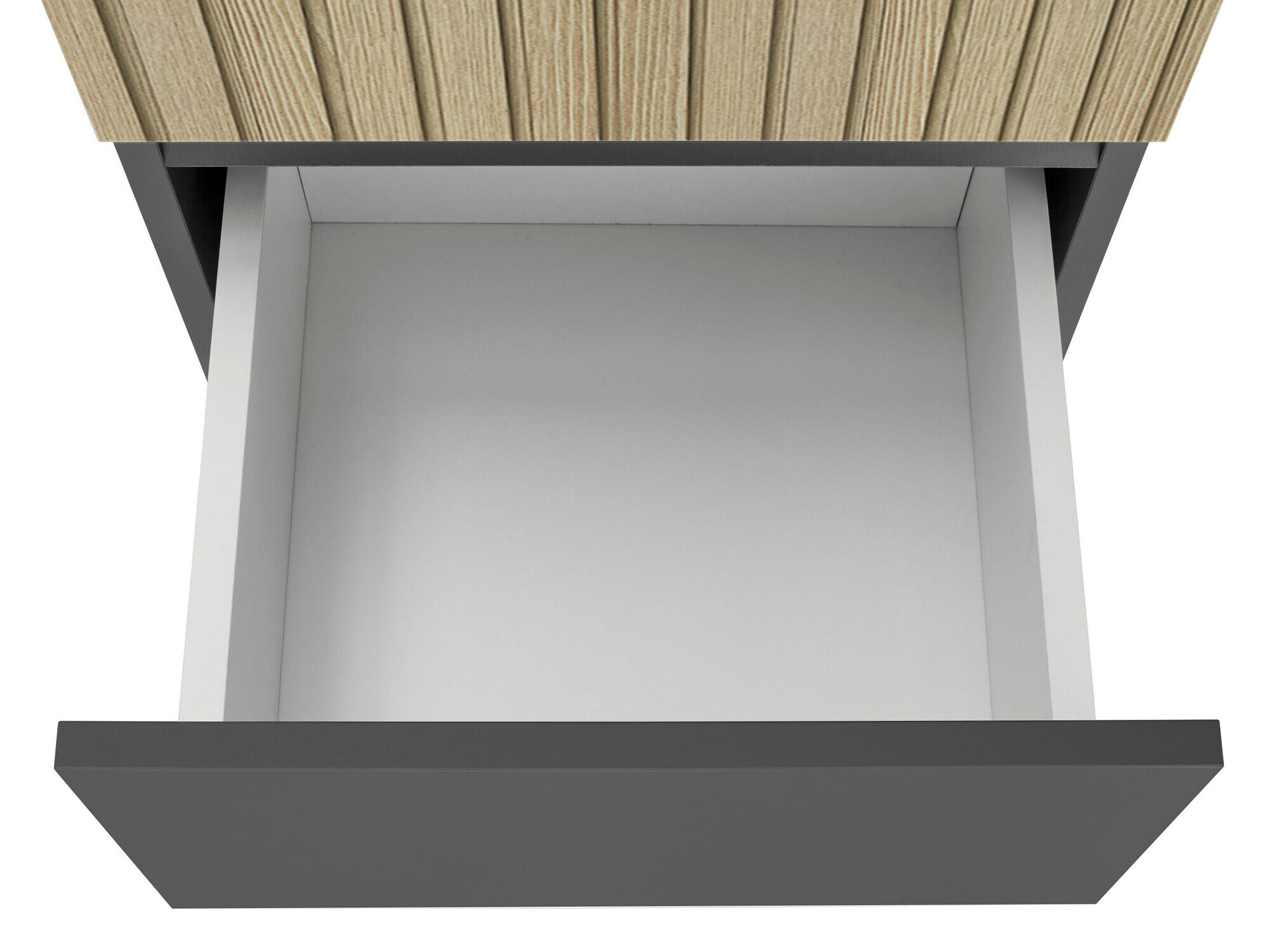 Stāvošs vannas skapītis Soncamu 106 (Antracīts + Gaišs ozols)