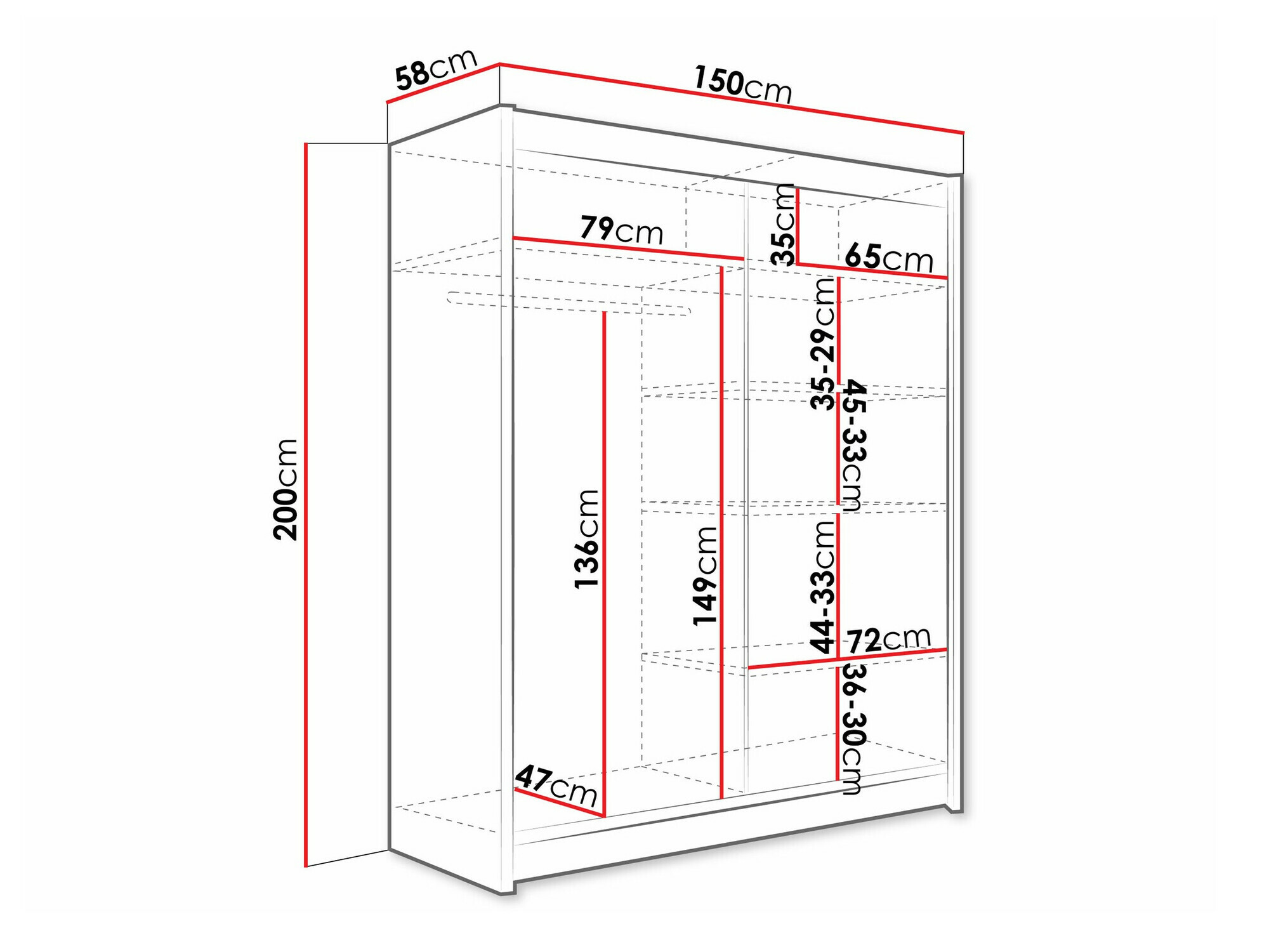 Шкаф Closico 110 (Кашемир)