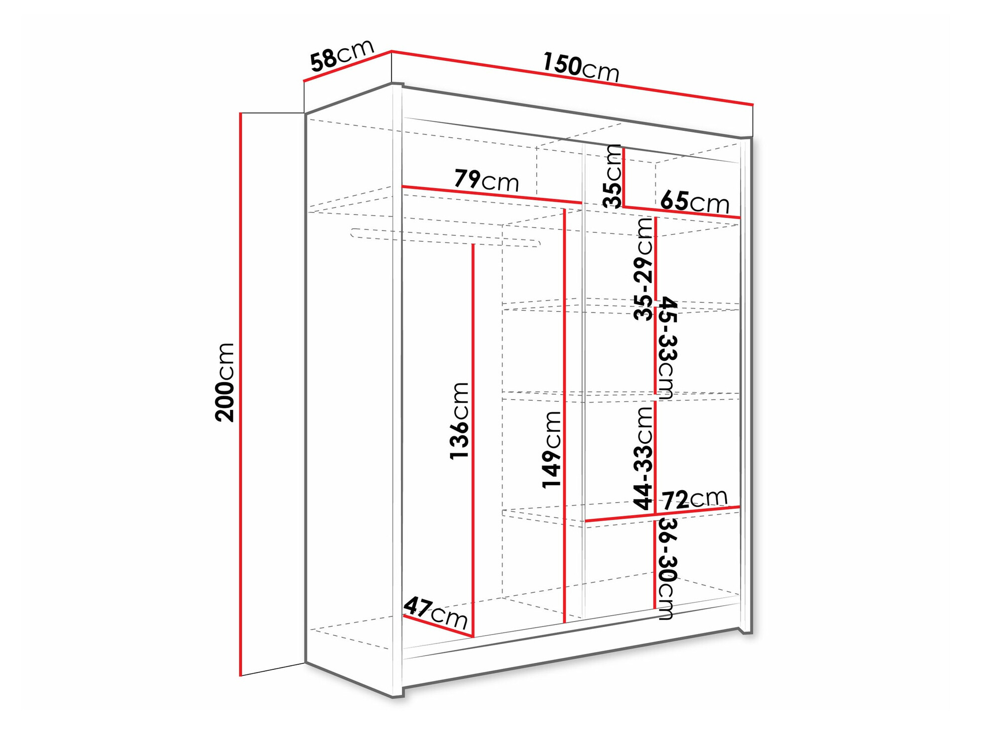 Шкаф Closico 116 (Кашемир)