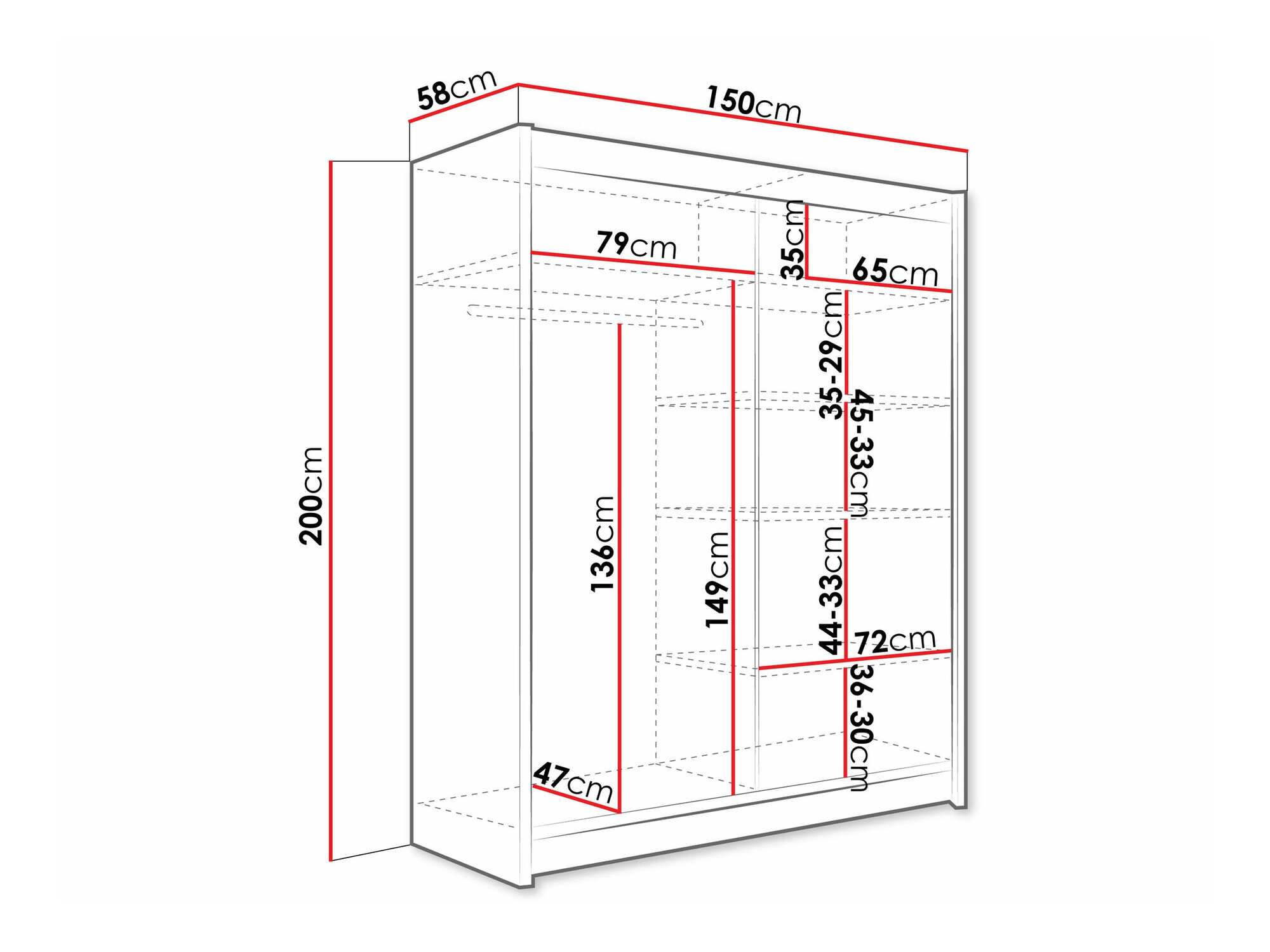 Шкаф Closico 121 (Кашемир)