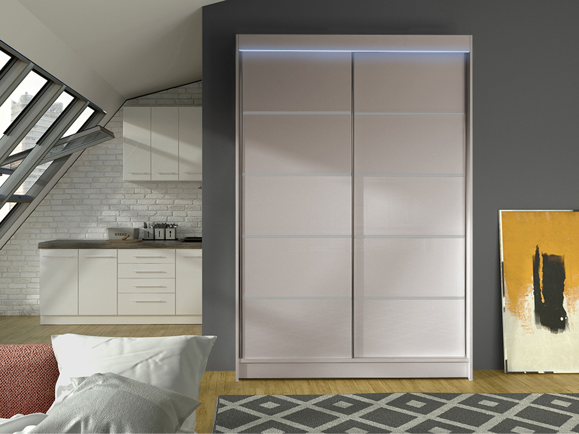 Skapis Closico 150 (Kašmirs)