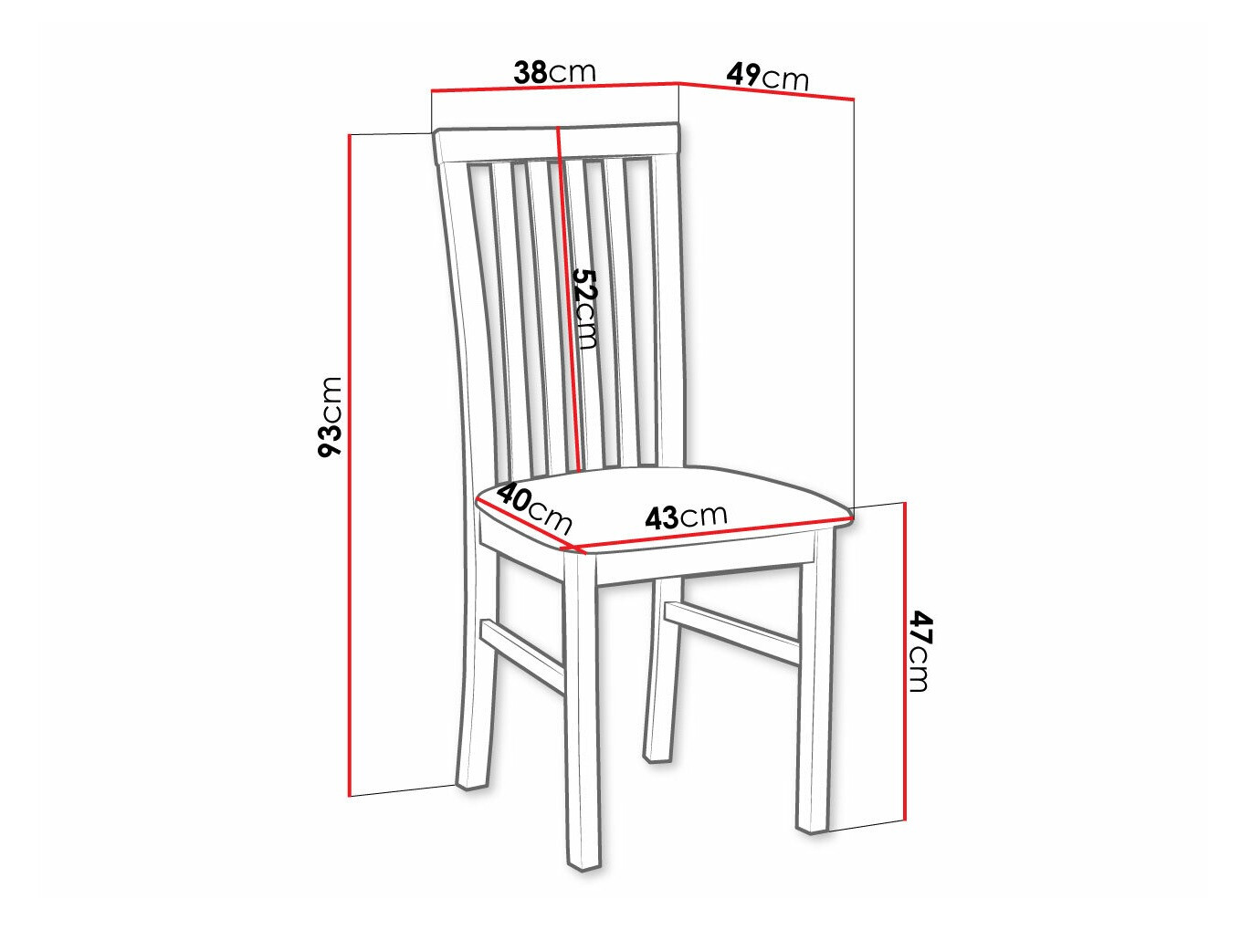 Стул Victorville 155 (Орех)