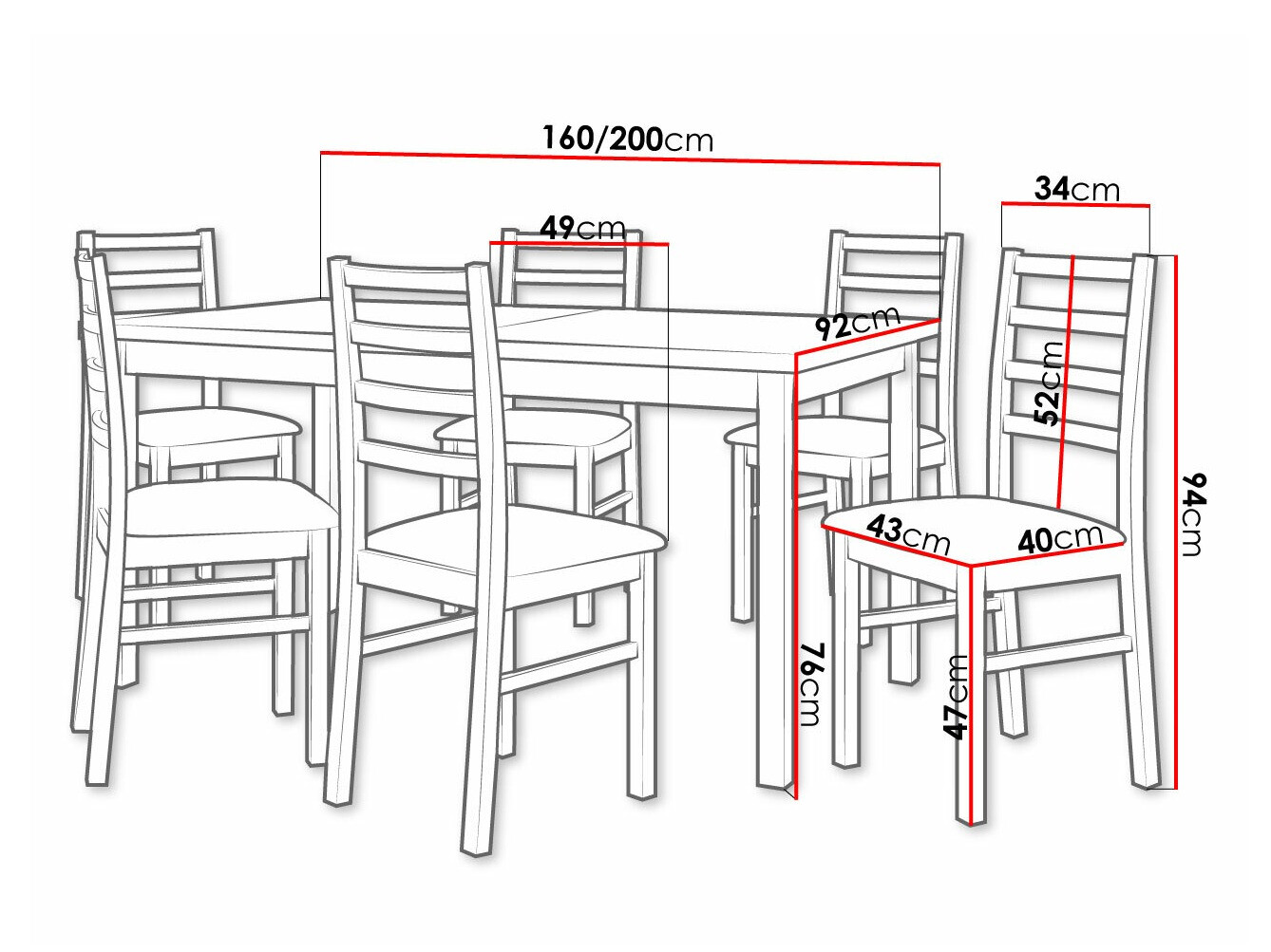 Ēdamistabas komplekts Victorville 261 (Sonomas ozols)