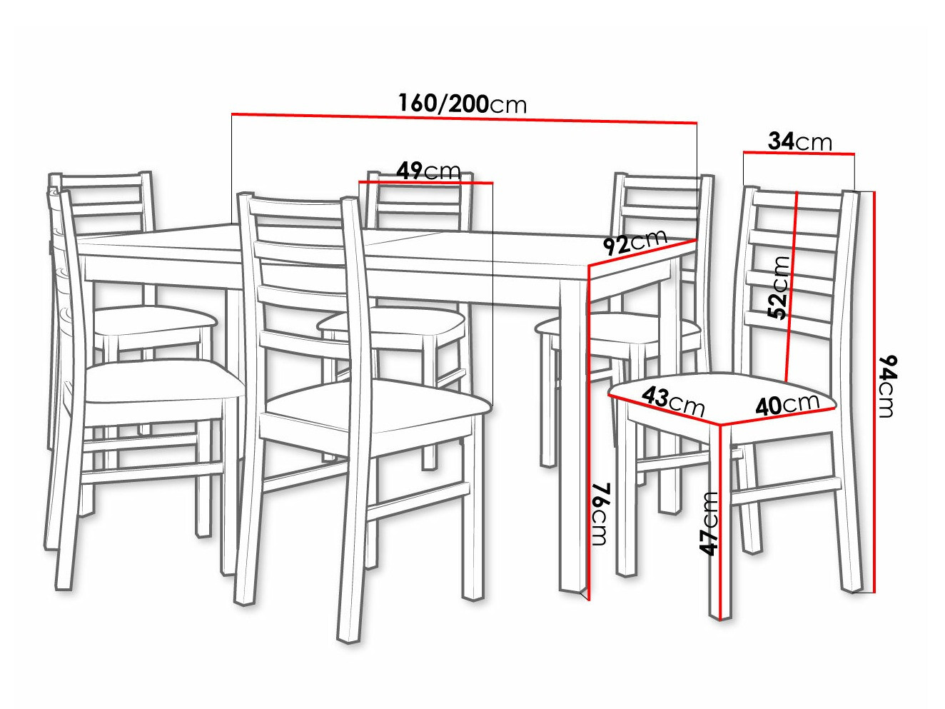 Ēdamistabas komplekts Victorville 261 (Sonomas ozols)