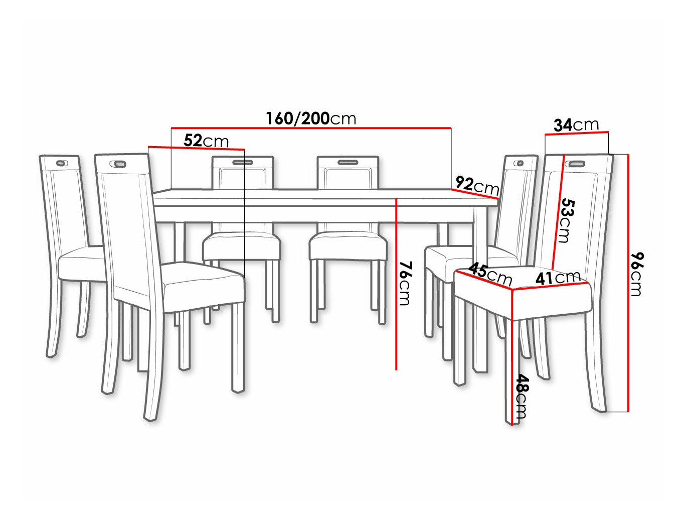 Ēdamistabas komplekts Victorville 262 (Sonomas ozols)