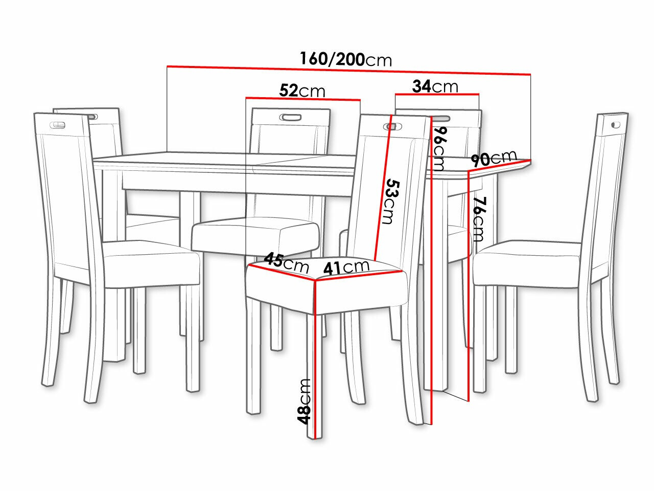 Ēdamistabas komplekts Victorville 278 (Rieksts)