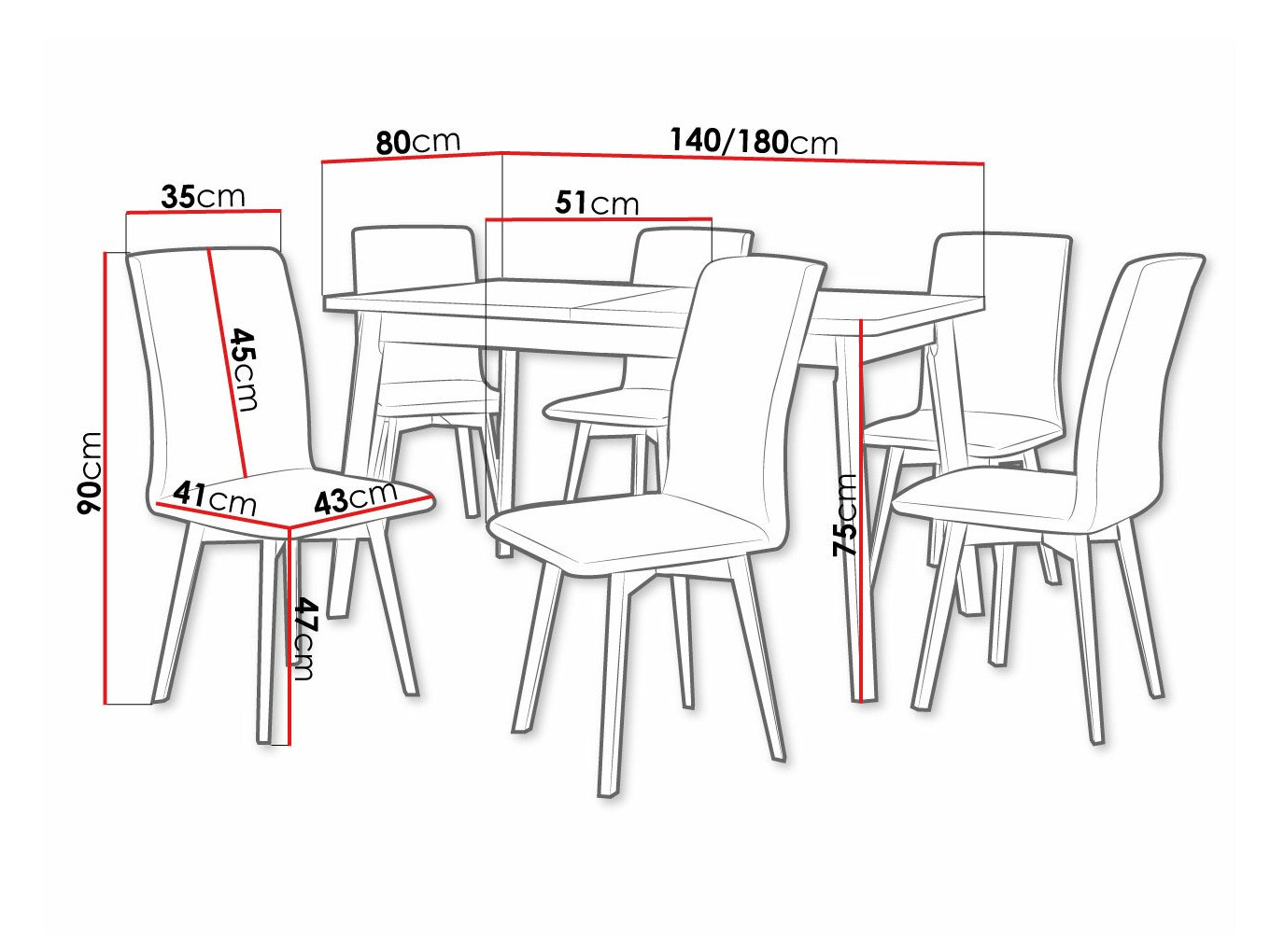 Ēdamistabas komplekts Victorville 291 (Artisan ozols + Balts)