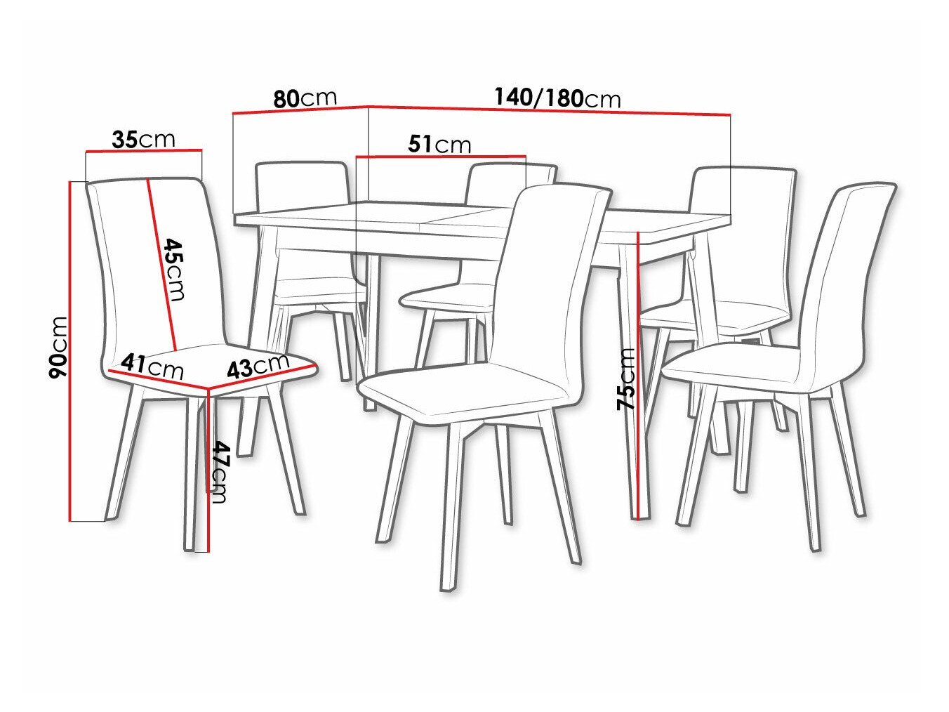 Ēdamistabas komplekts Victorville 291 (Artisan ozols + Balts)