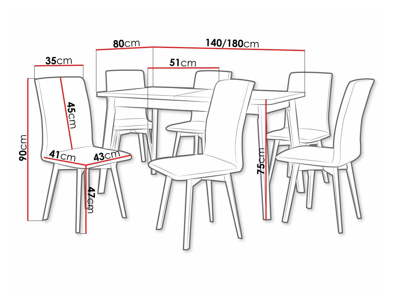 Ēdamistabas komplekts Victorville 291 (Sonomas ozols + Balts)