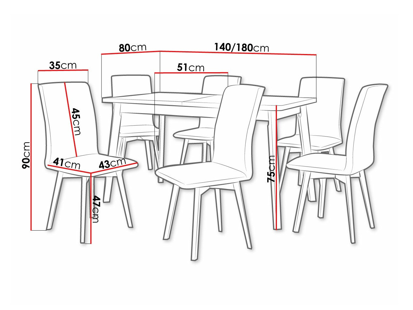 Ēdamistabas komplekts Victorville 292 (Artisan ozols + Melns)