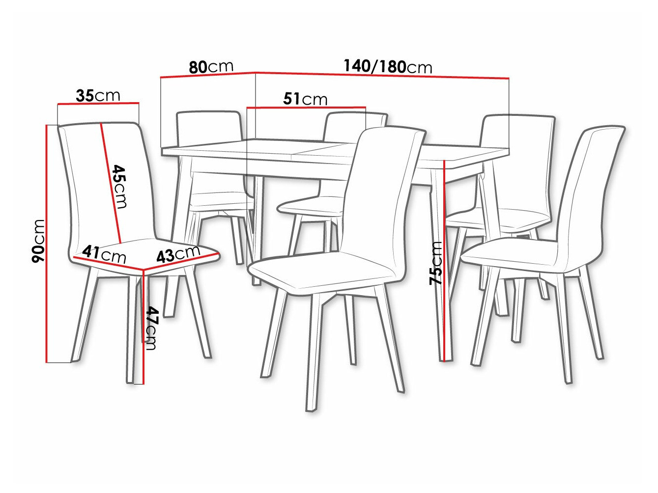 Ēdamistabas komplekts Victorville 292 (Sonomas ozols + Melns)