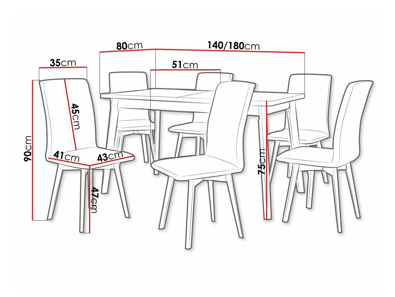 Обеденный гарнитур Victorville 292 (Artisan дуб + Чёрный)