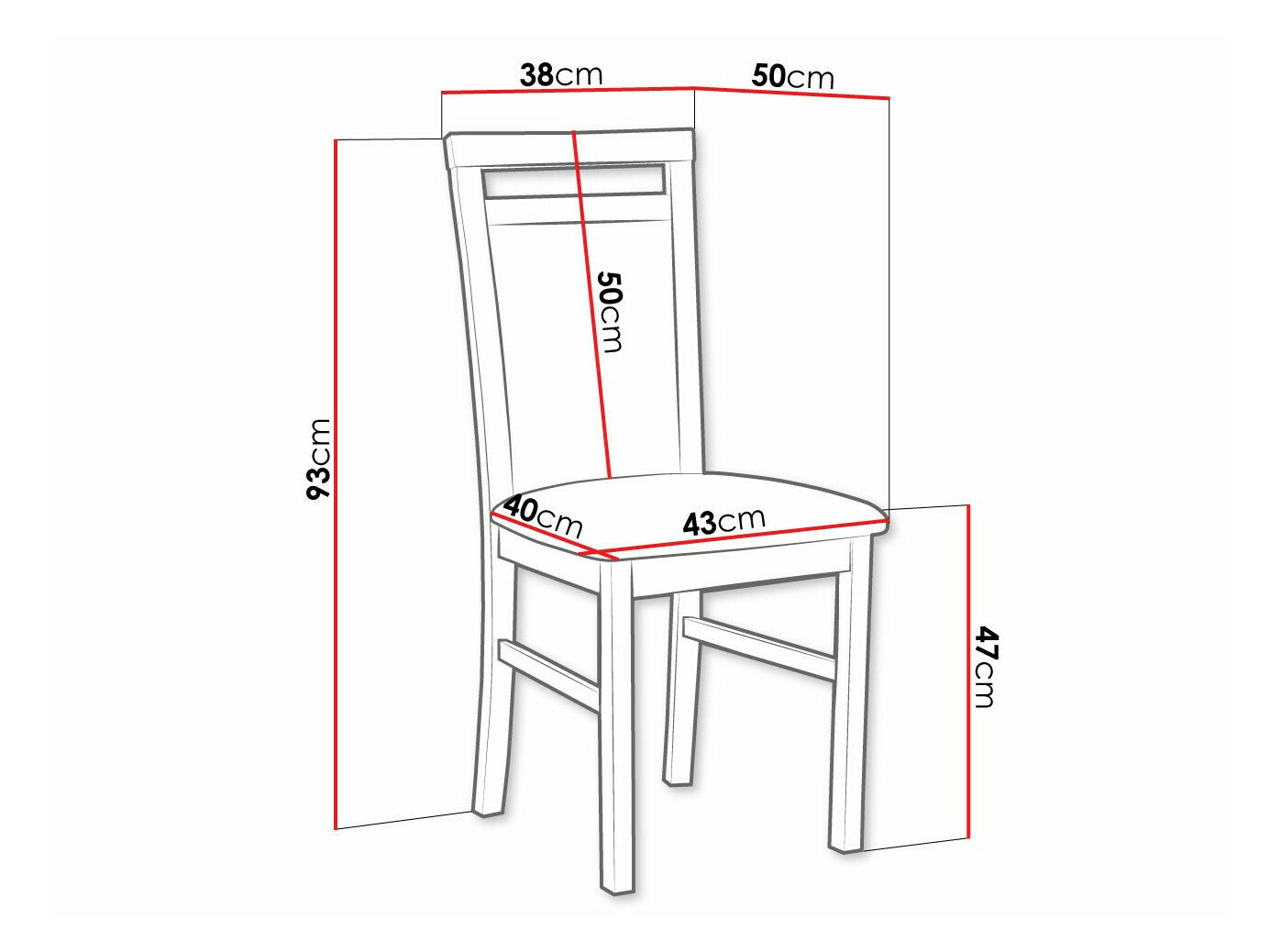 Стул Victorville 154 (Сонома Дуб)
