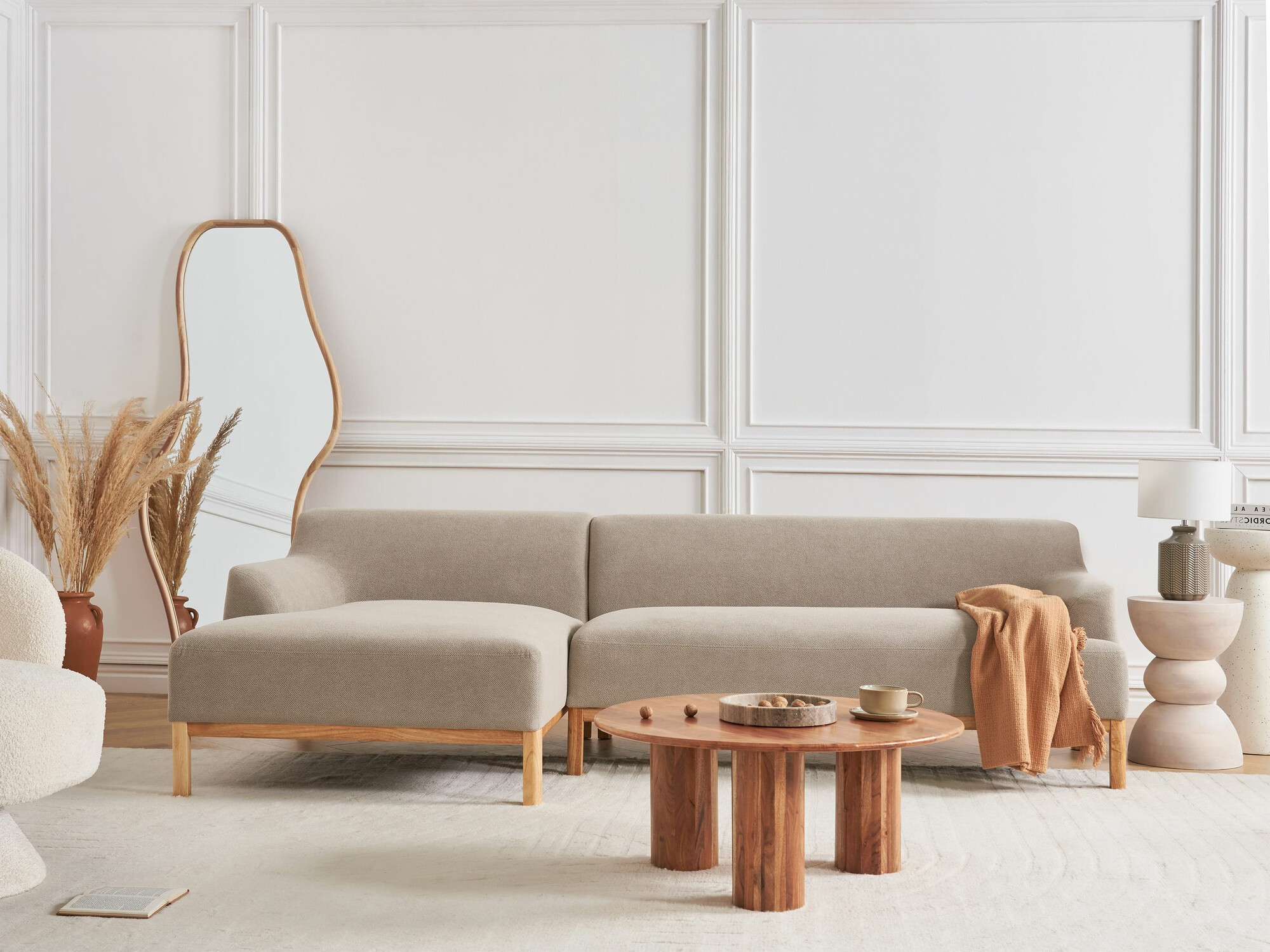 Stūra dīvāns Berwyn 2229 (Taupe)