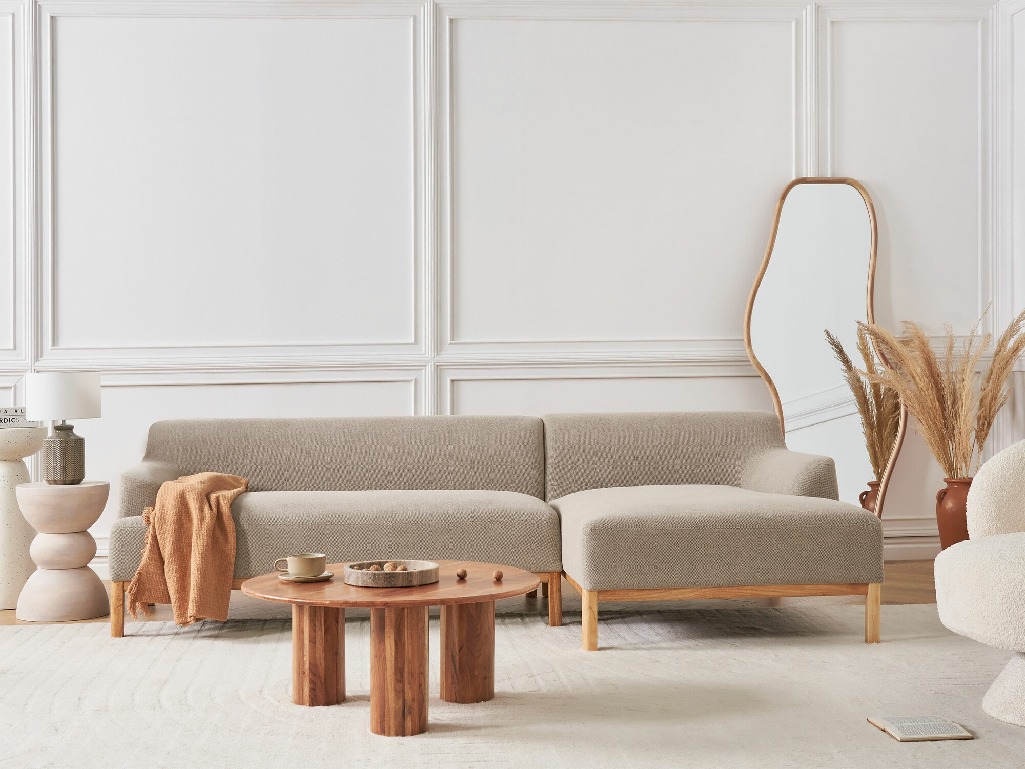 Stūra dīvāns Berwyn 2229 (Taupe)