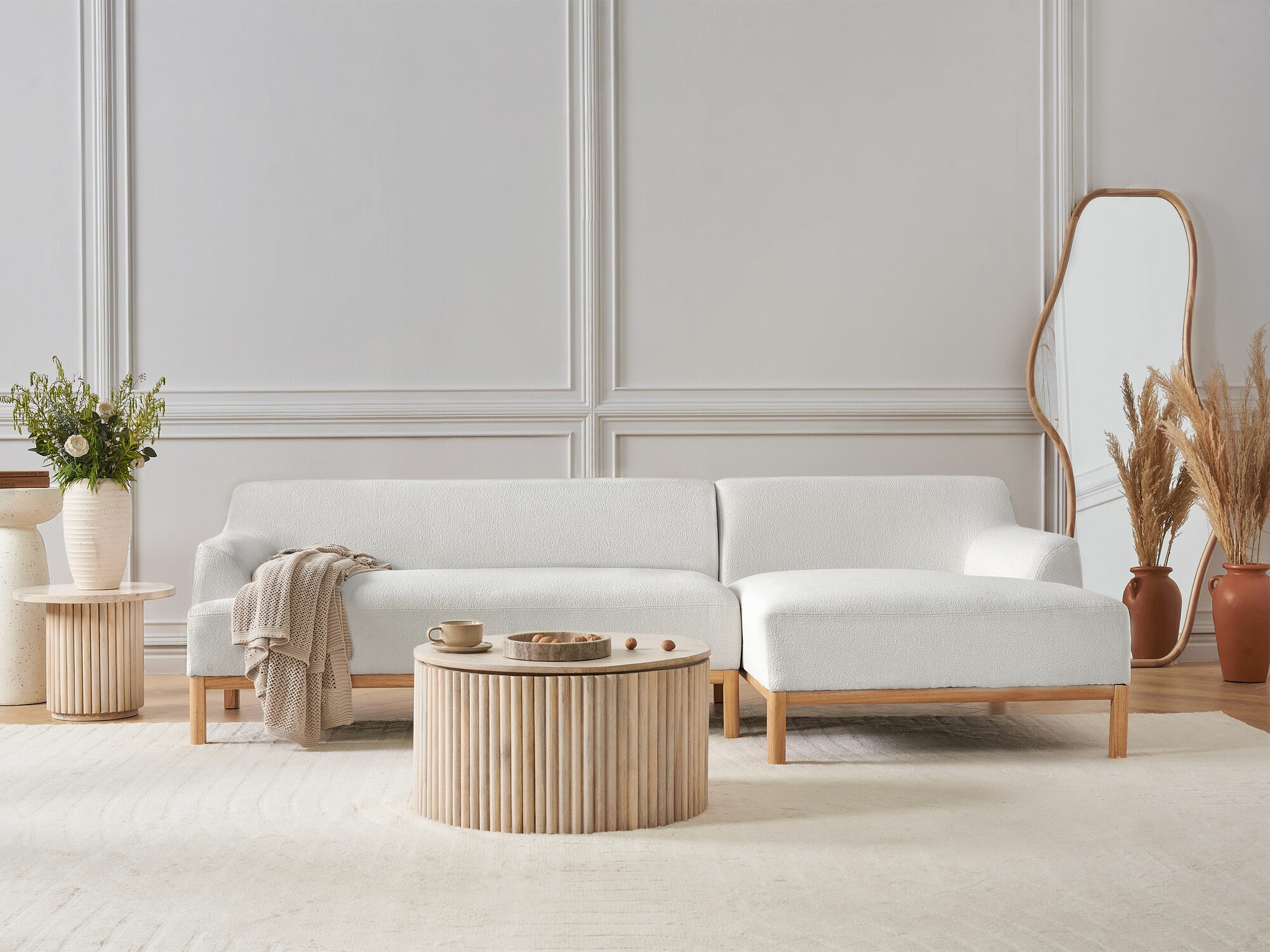 Угловой диван Berwyn 2229 (Белый)