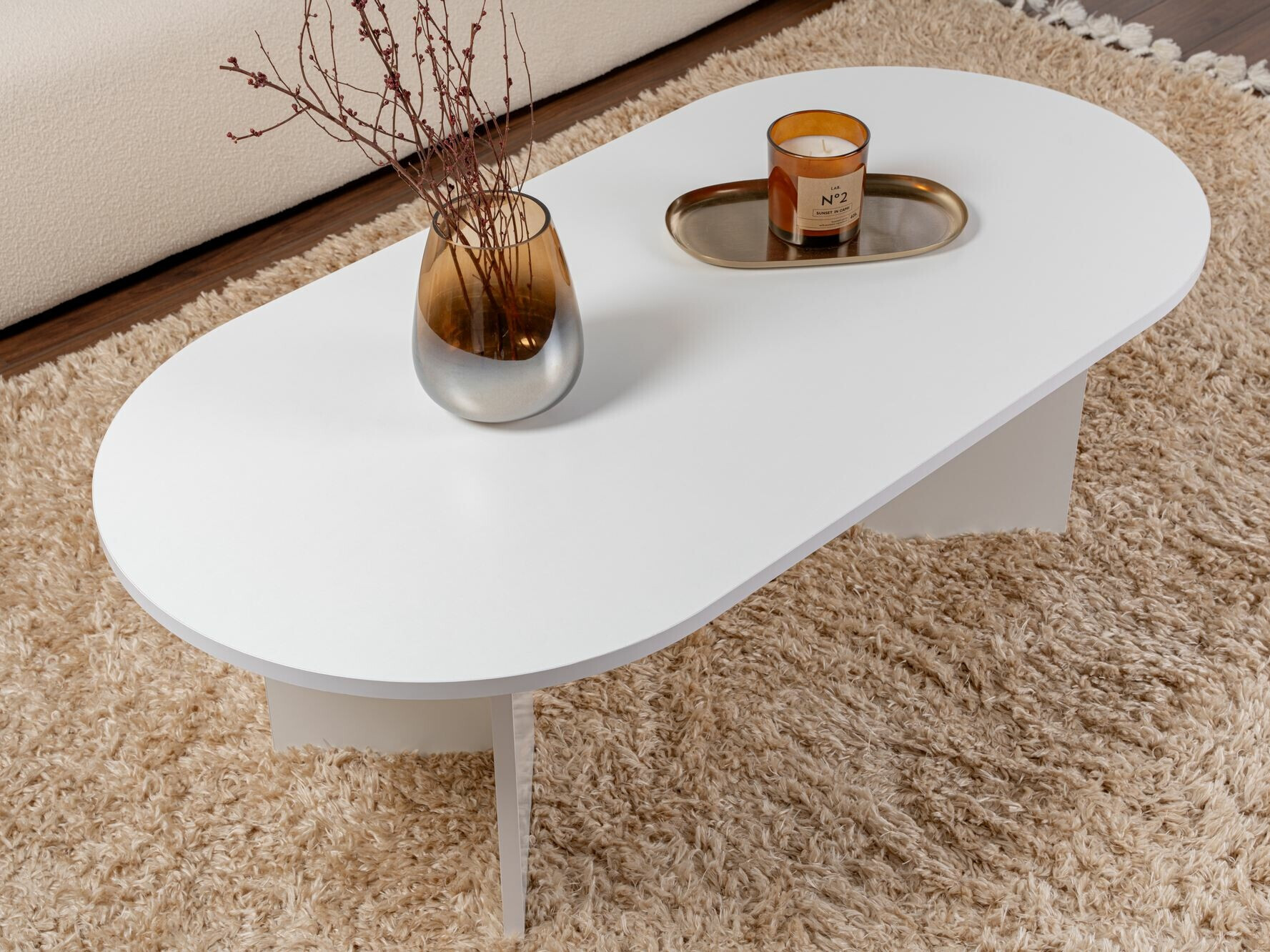 Žurnālu galdiņš Novato 111 (Balts)