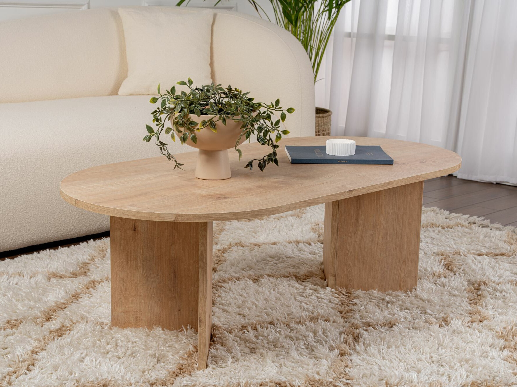 Žurnālu galdiņš Novato 111 (Ozols)