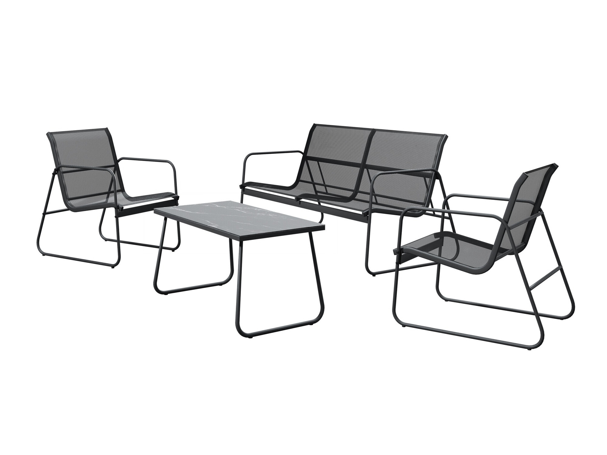 Dārza mēbeļu komplekts Richardson 133 (Antracīts)