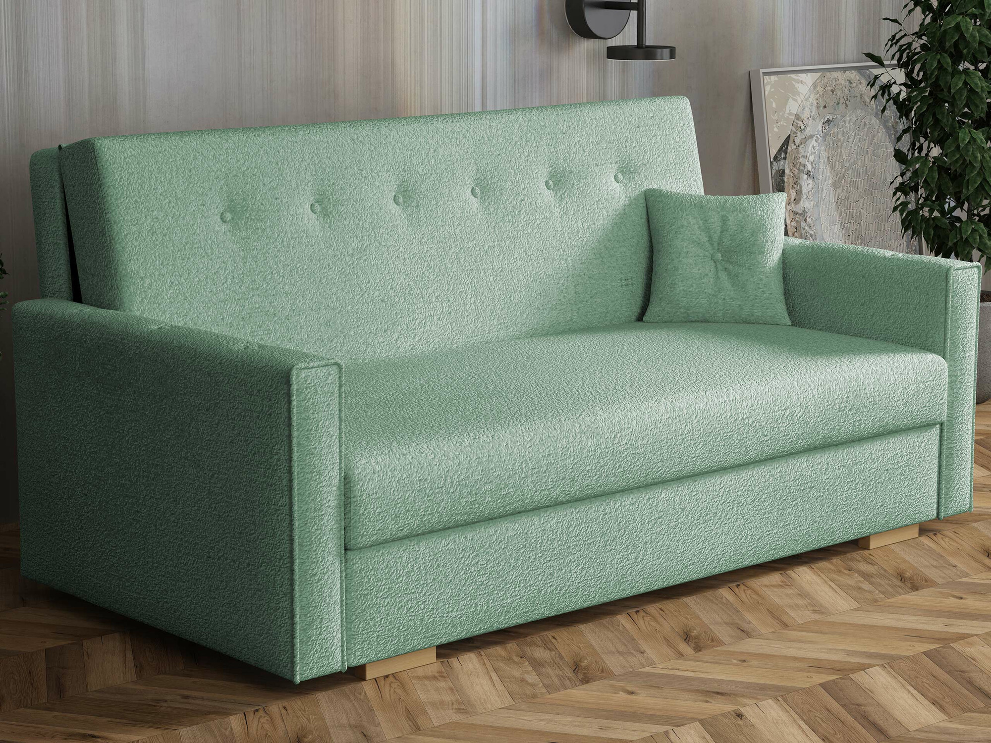 Dīvāns gulta Caelrin IV (Coral 55)