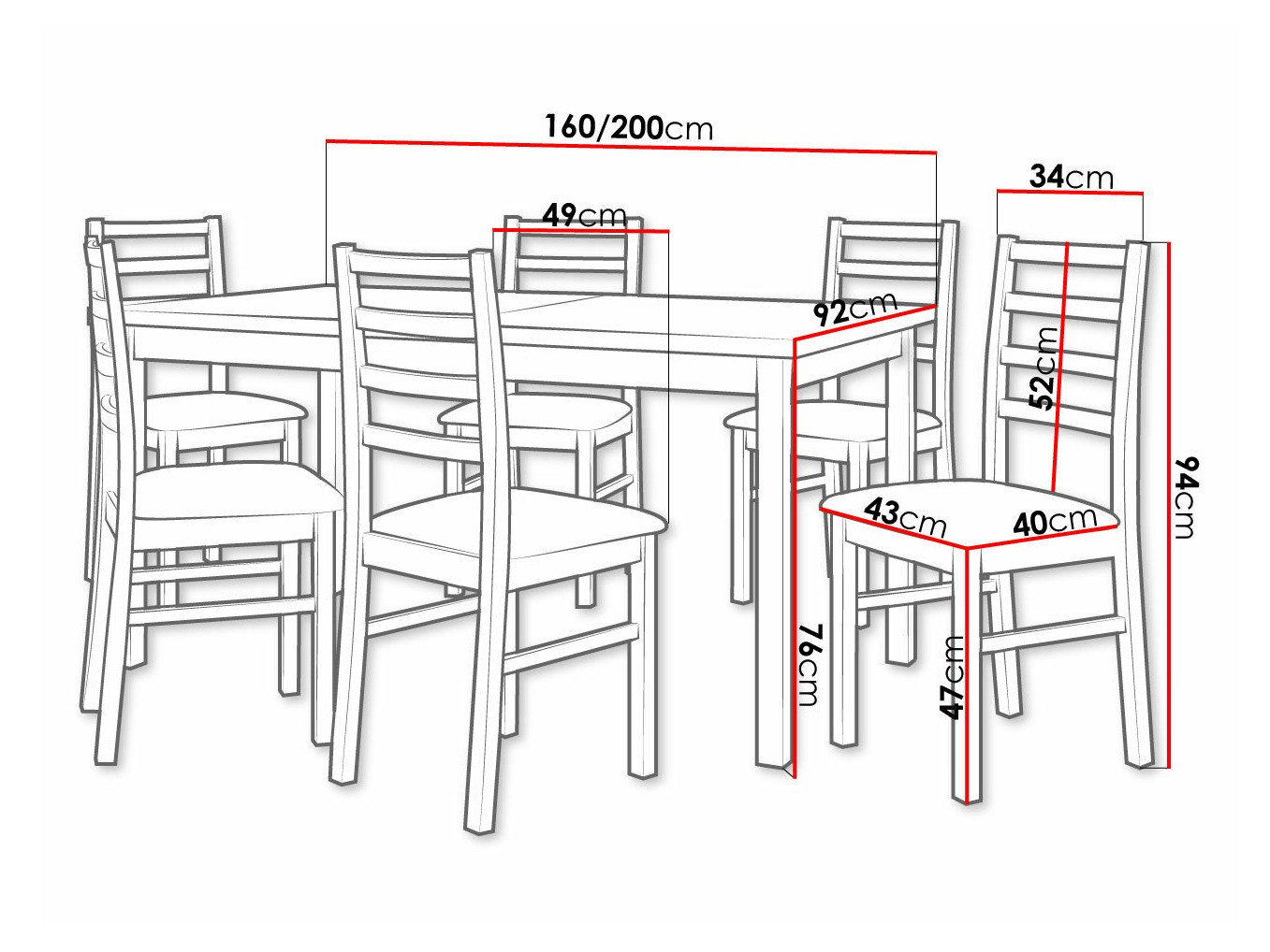 Ēdamistabas komplekts Victorville 307 (Sonomas ozols)