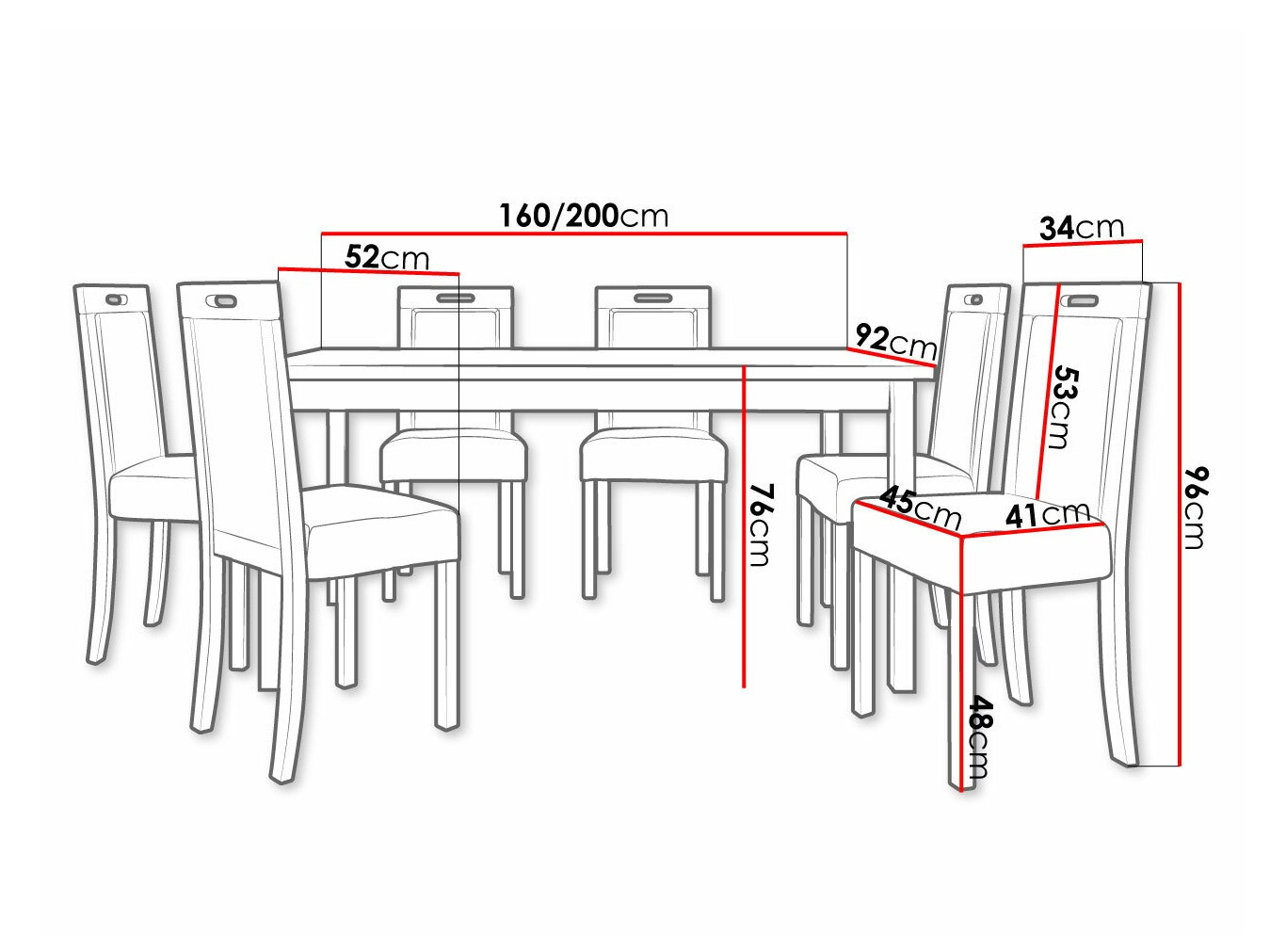 Ēdamistabas komplekts Victorville 308 (Rieksts)