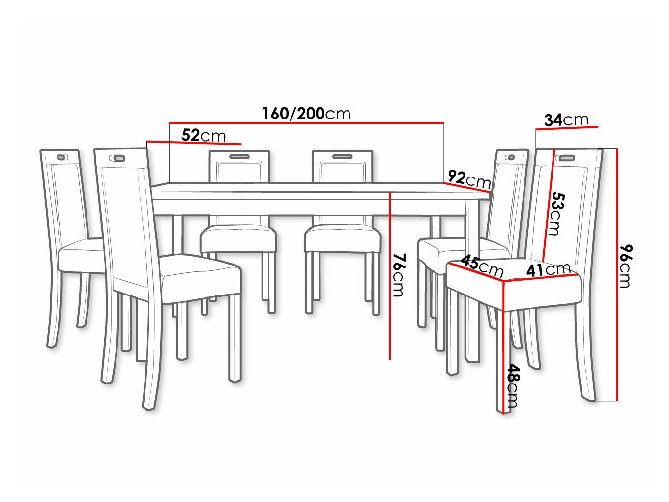 Ēdamistabas komplekts Victorville 308 (Sonomas ozols)