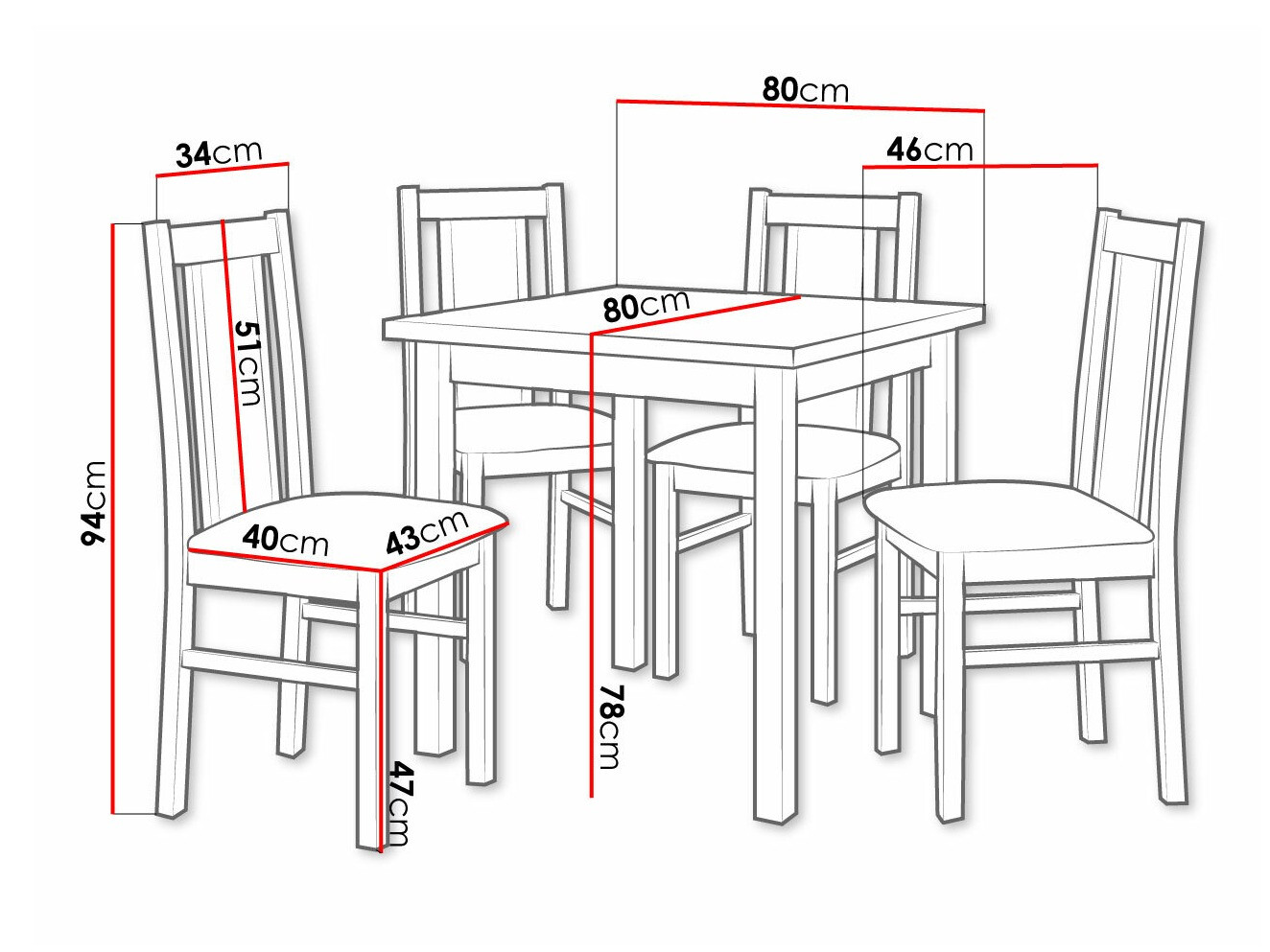 Ēdamistabas komplekts Victorville 310 (Rieksts)