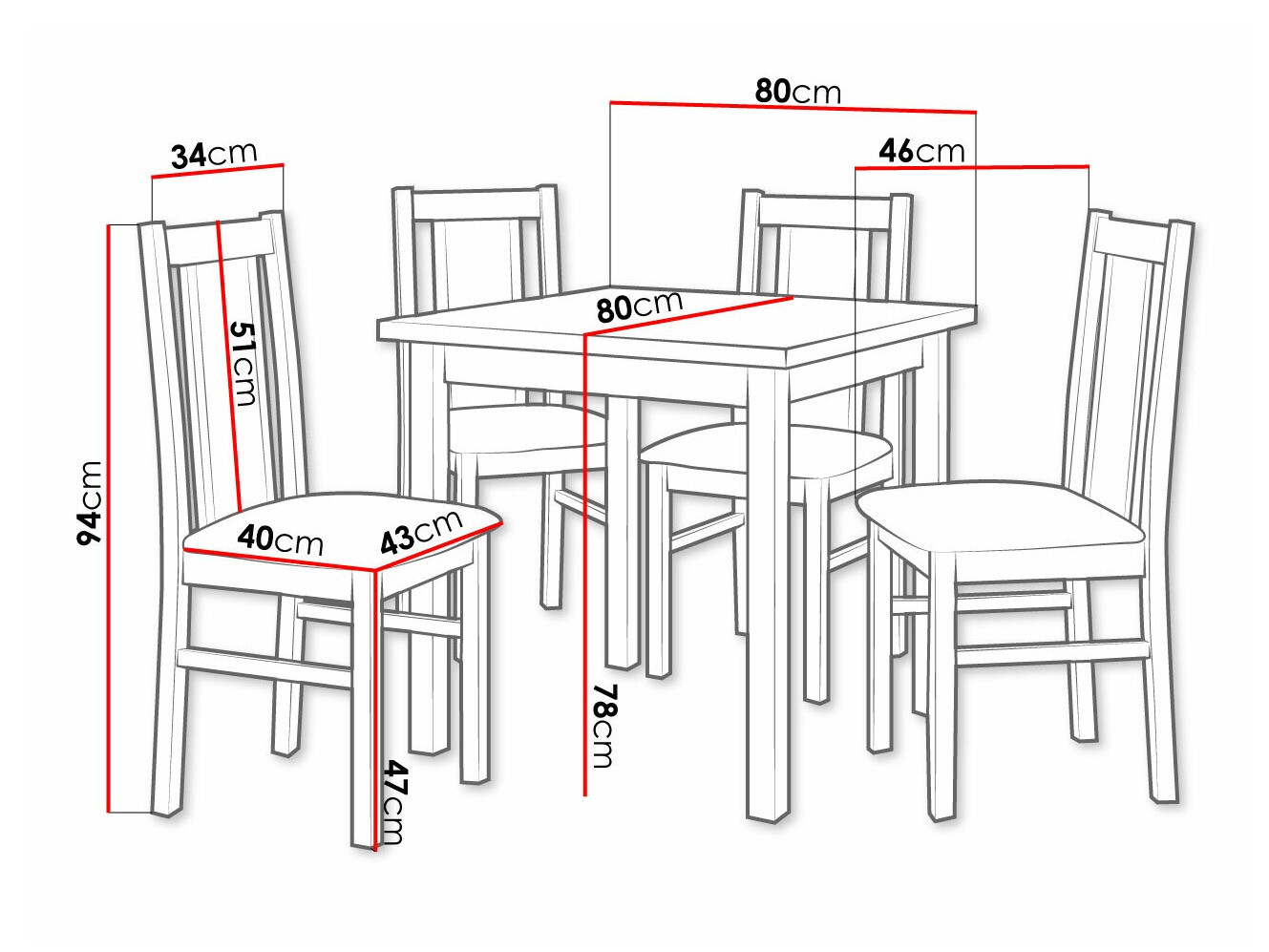 Ēdamistabas komplekts Victorville 310 (Sonomas ozols)
