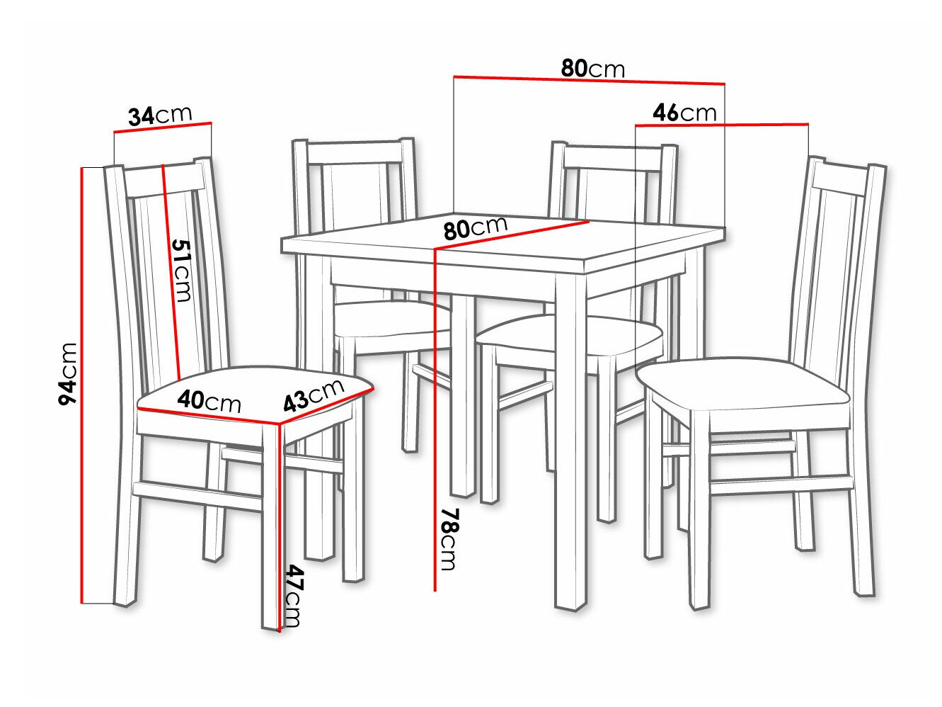 Ēdamistabas komplekts Victorville 310 (Sonomas ozols)