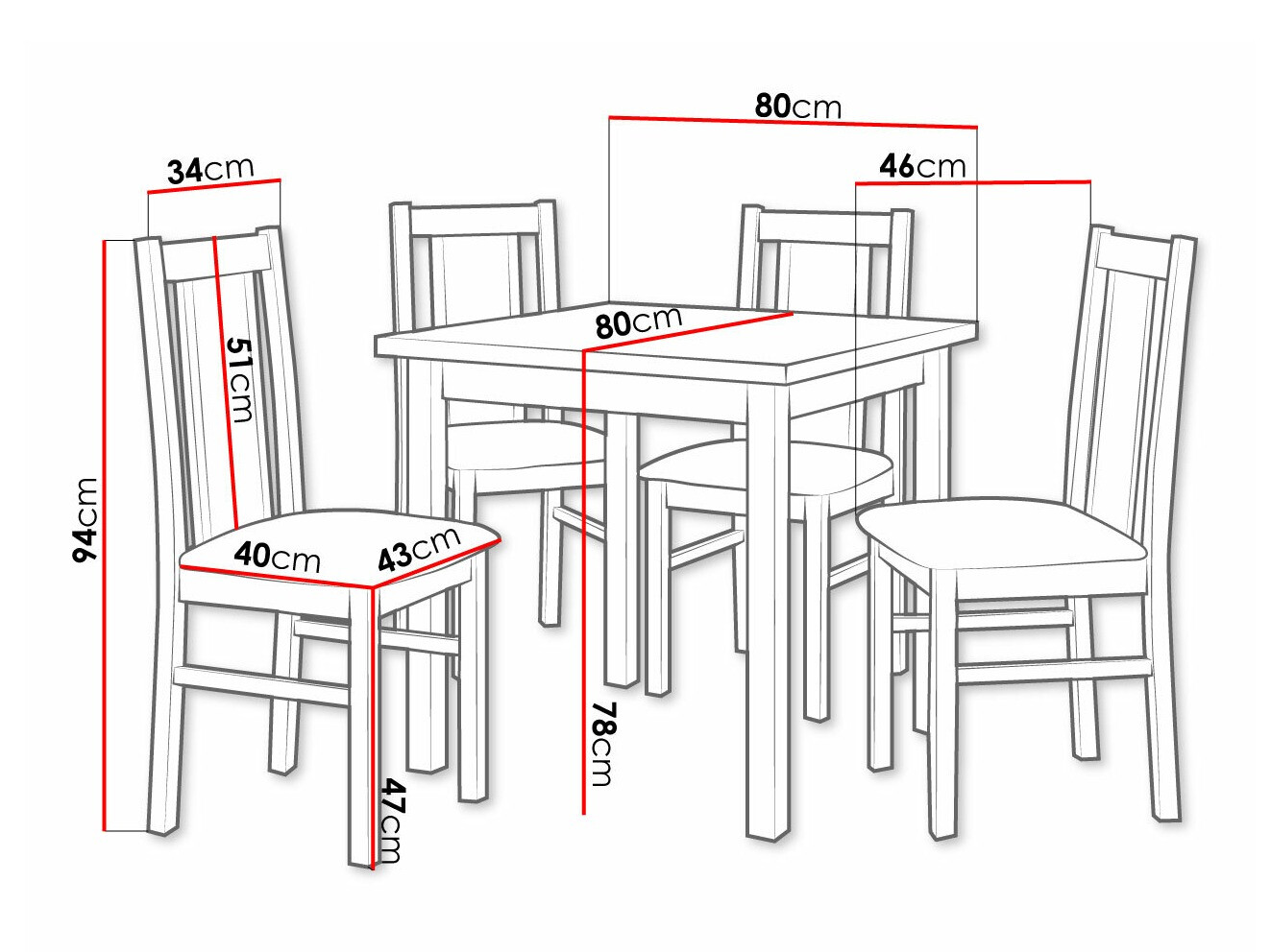 Ēdamistabas komplekts Victorville 310 (Sonomas ozols)