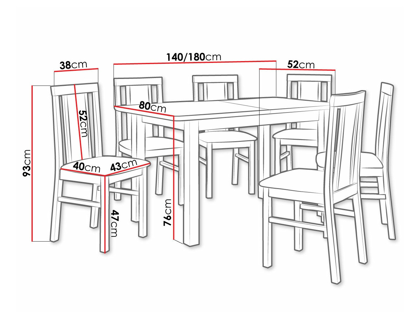 Ēdamistabas komplekts Victorville 311 (Rieksts)
