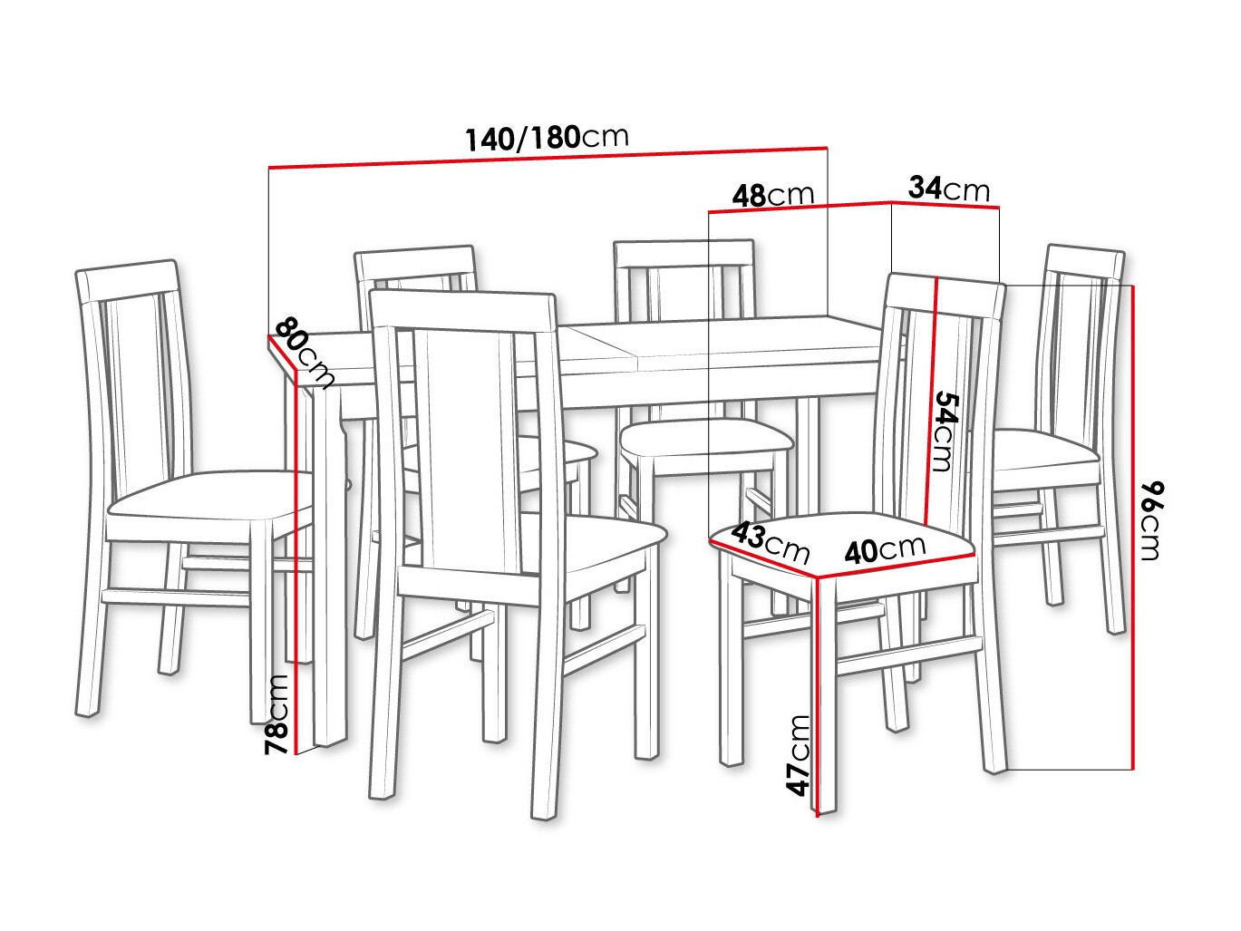 Ēdamistabas komplekts Victorville 315 (Alksnis)