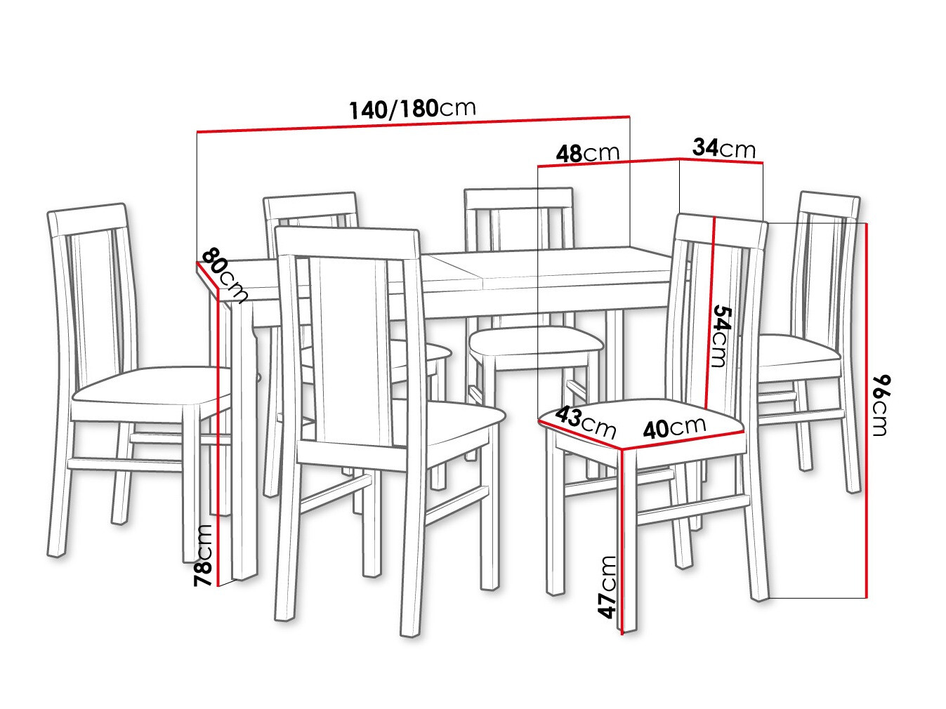 Ēdamistabas komplekts Victorville 315 (Rieksts)