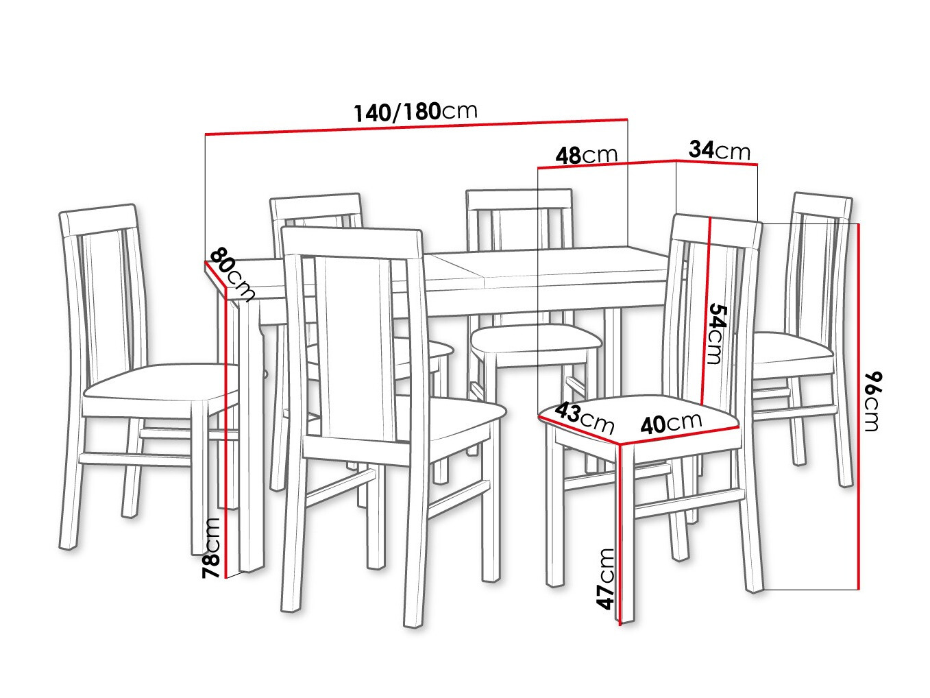 Ēdamistabas komplekts Victorville 315 (Sonomas ozols)