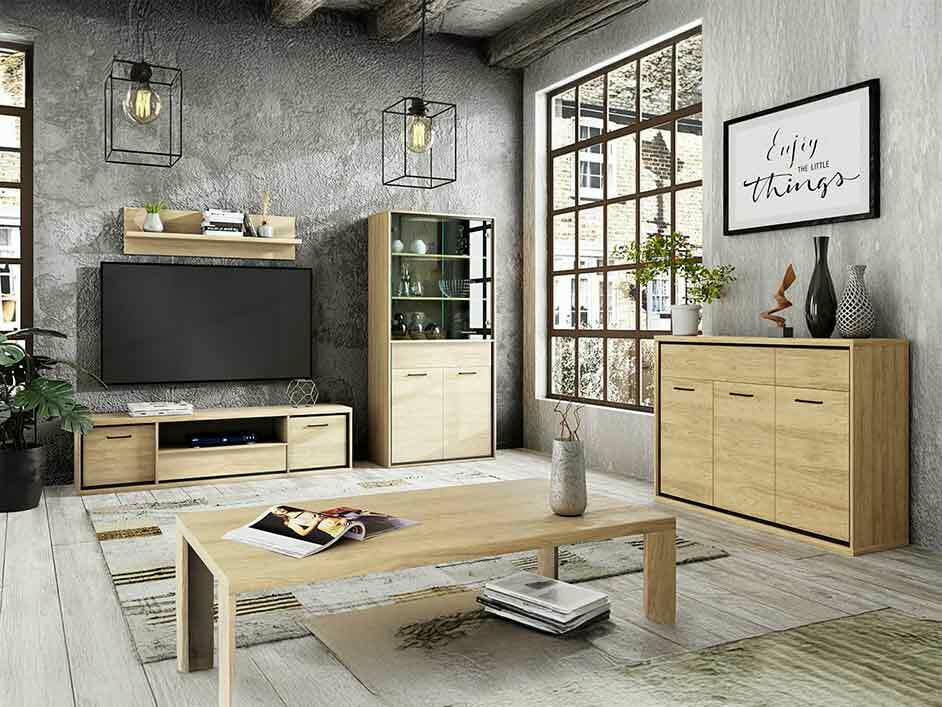 Набор для гостиной Etrmoni 118 (Светлое дерево)