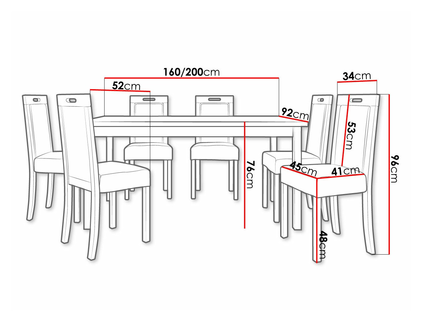 Обеденный гарнитур Victorville 308 (Орех)