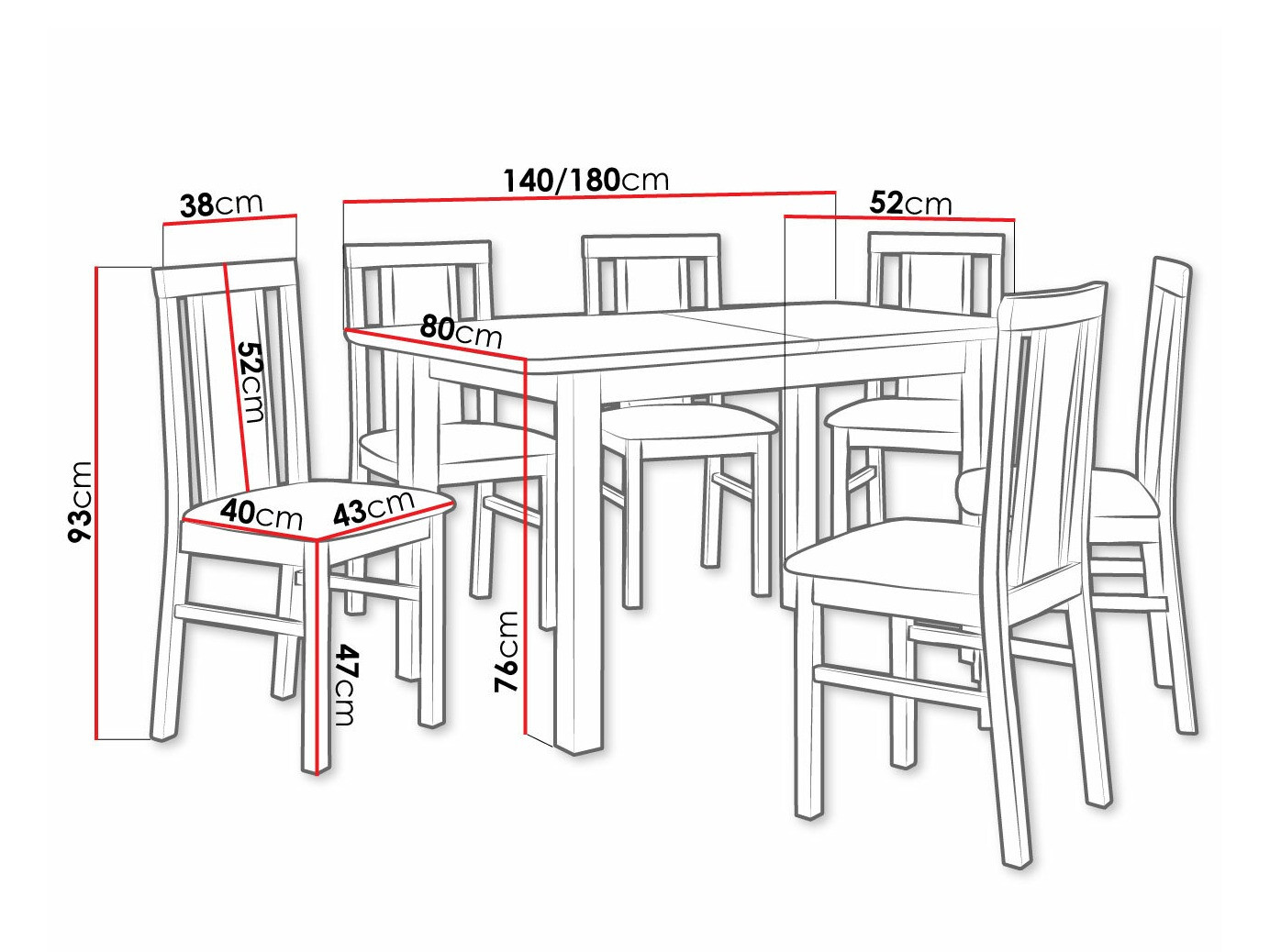Обеденный гарнитур Victorville 311 (Орех)